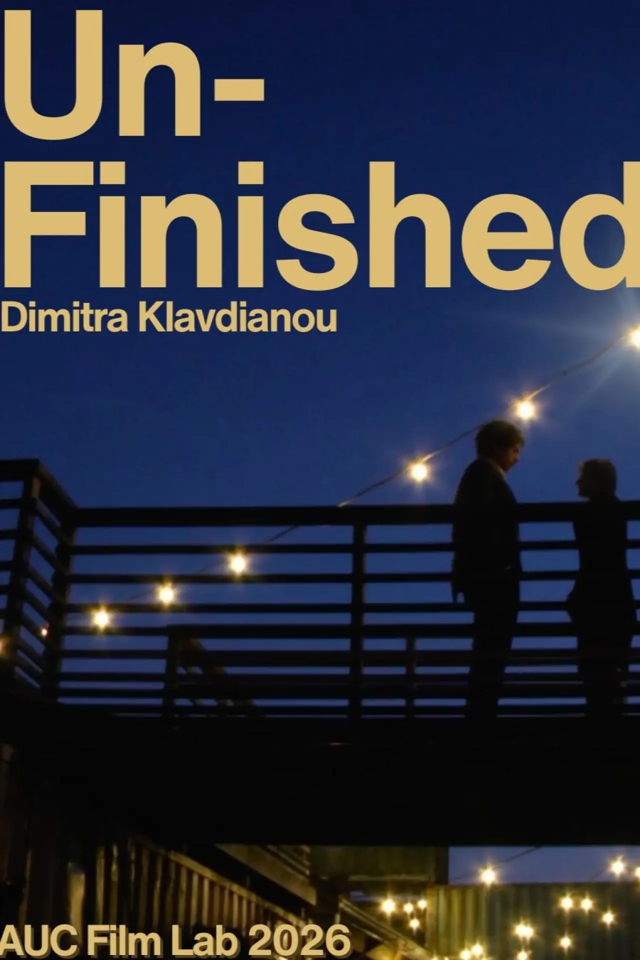 Plakat filmowy "Unfinished"