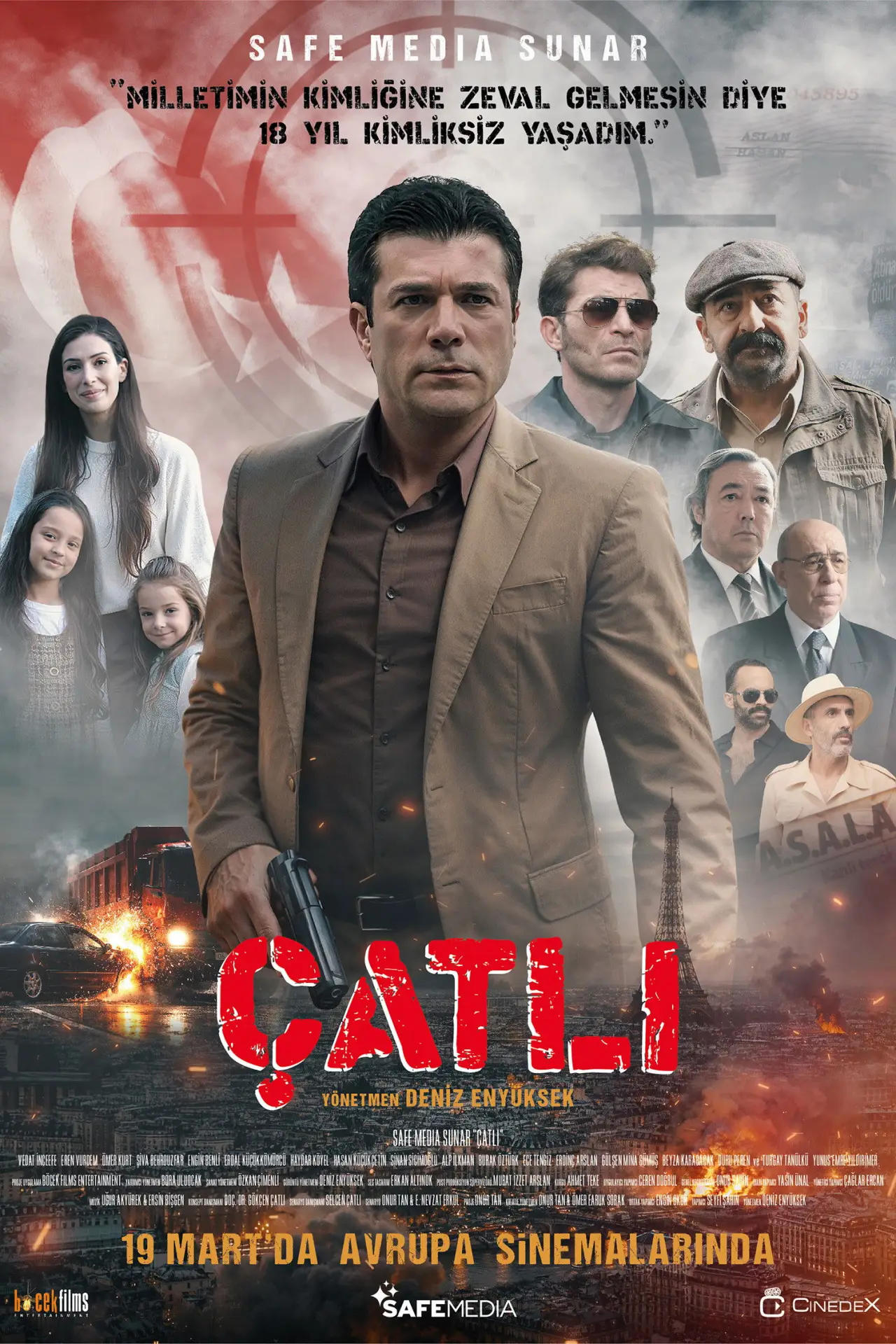 Plakat filmowy "Çatlı"