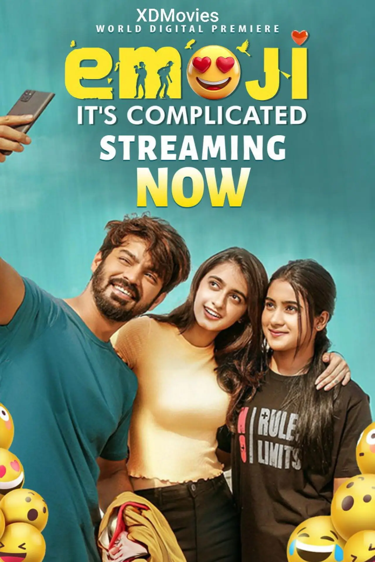 Plakat filmowy "Emoji - It