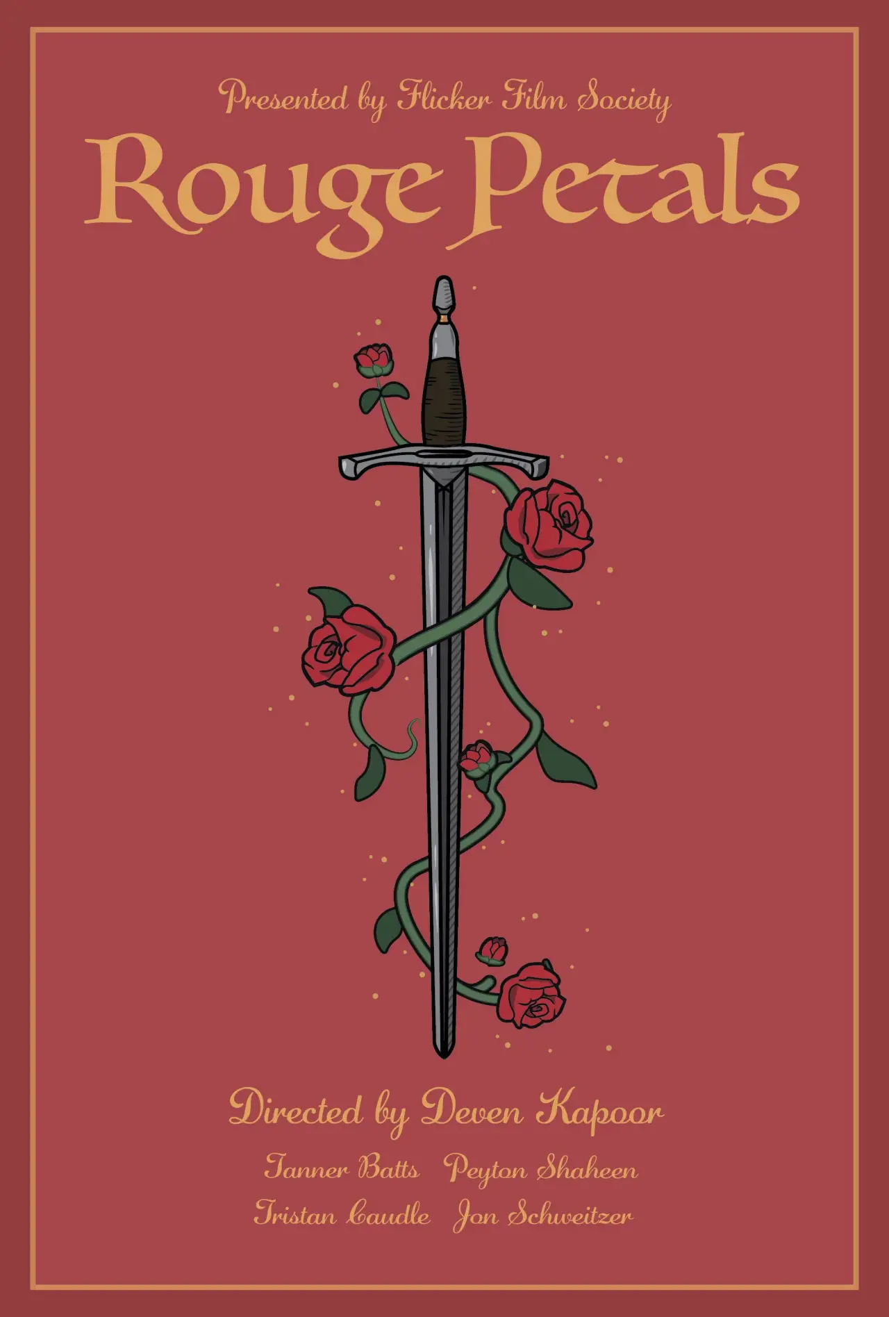 Plakat filmowy "Rouge Petals"