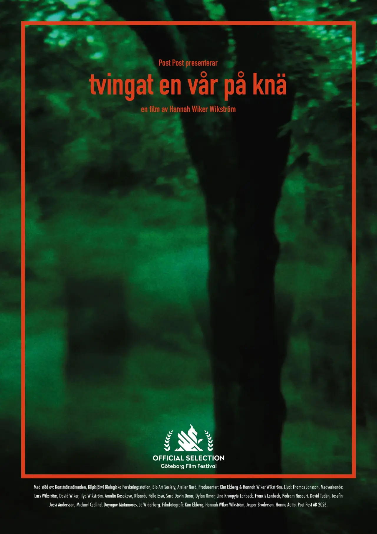 Plakat filmowy "Tvingat en vår på knä"