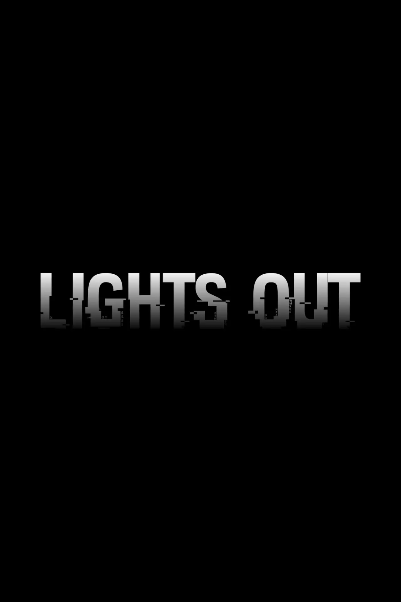Plakat filmowy "Lights Out"