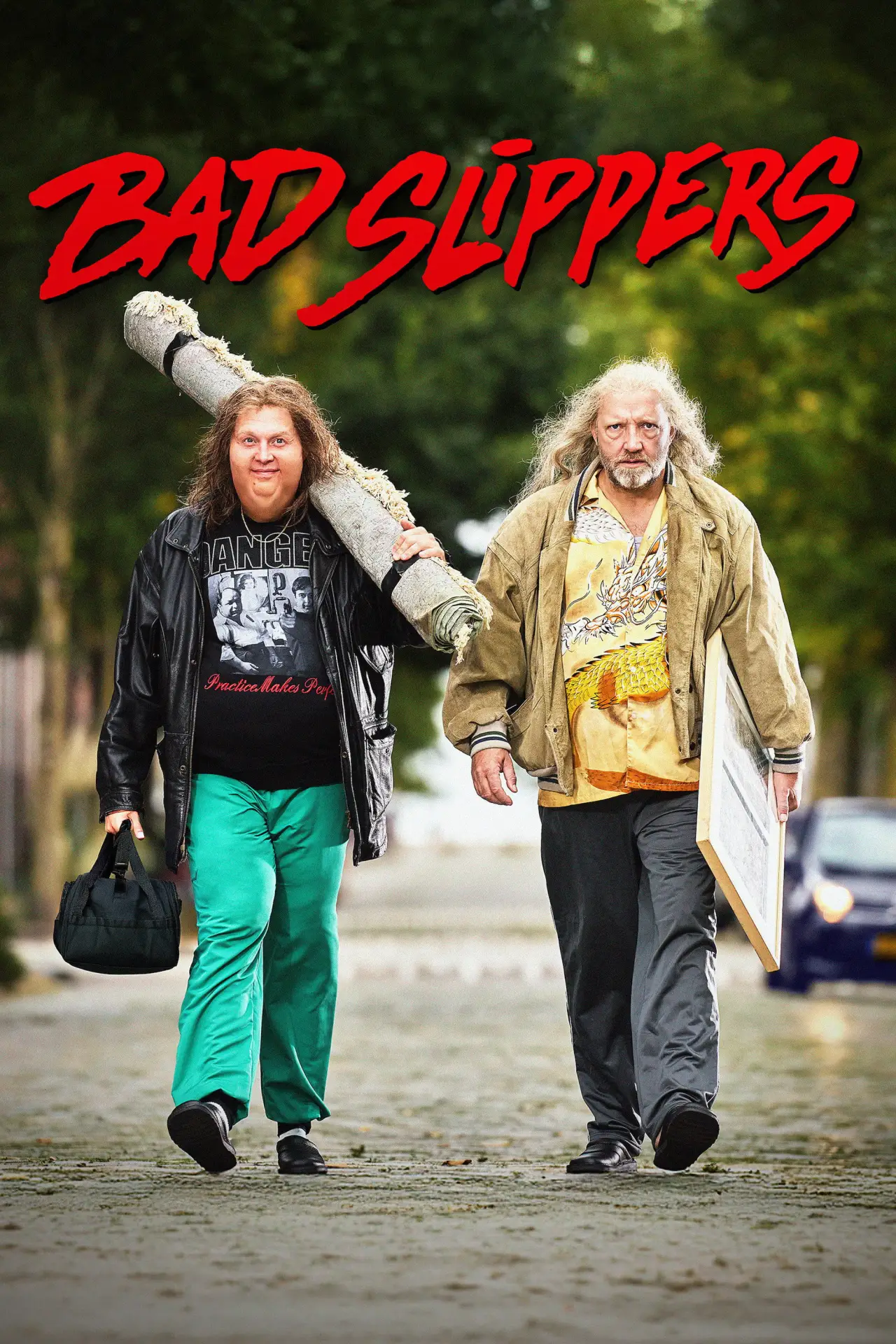 Plakat filmowy "Bad Slippers"