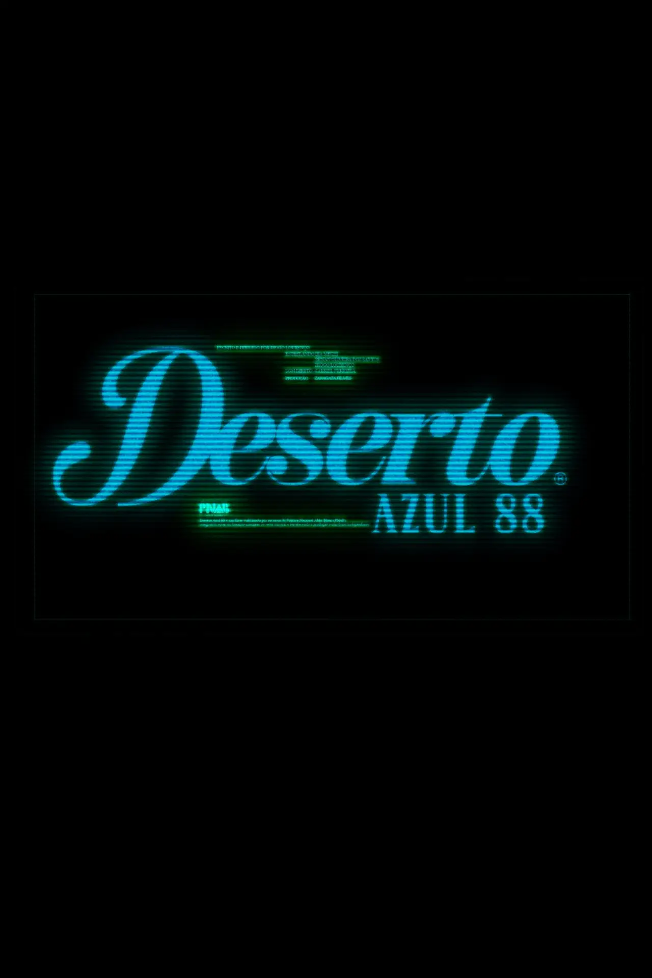 Plakat filmowy "Deserto Azul 88"