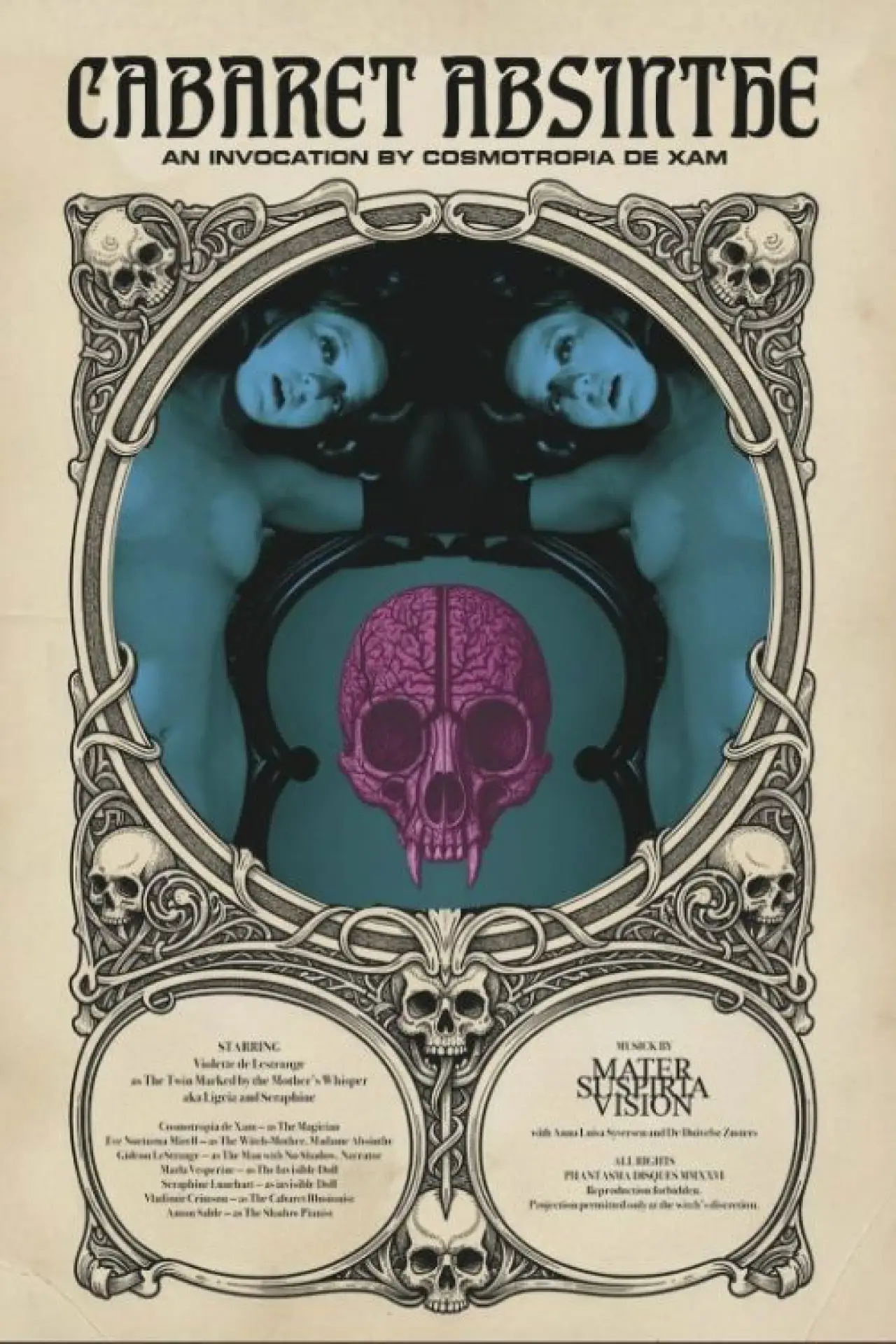 Plakat filmowy "Cabaret Absinthe"