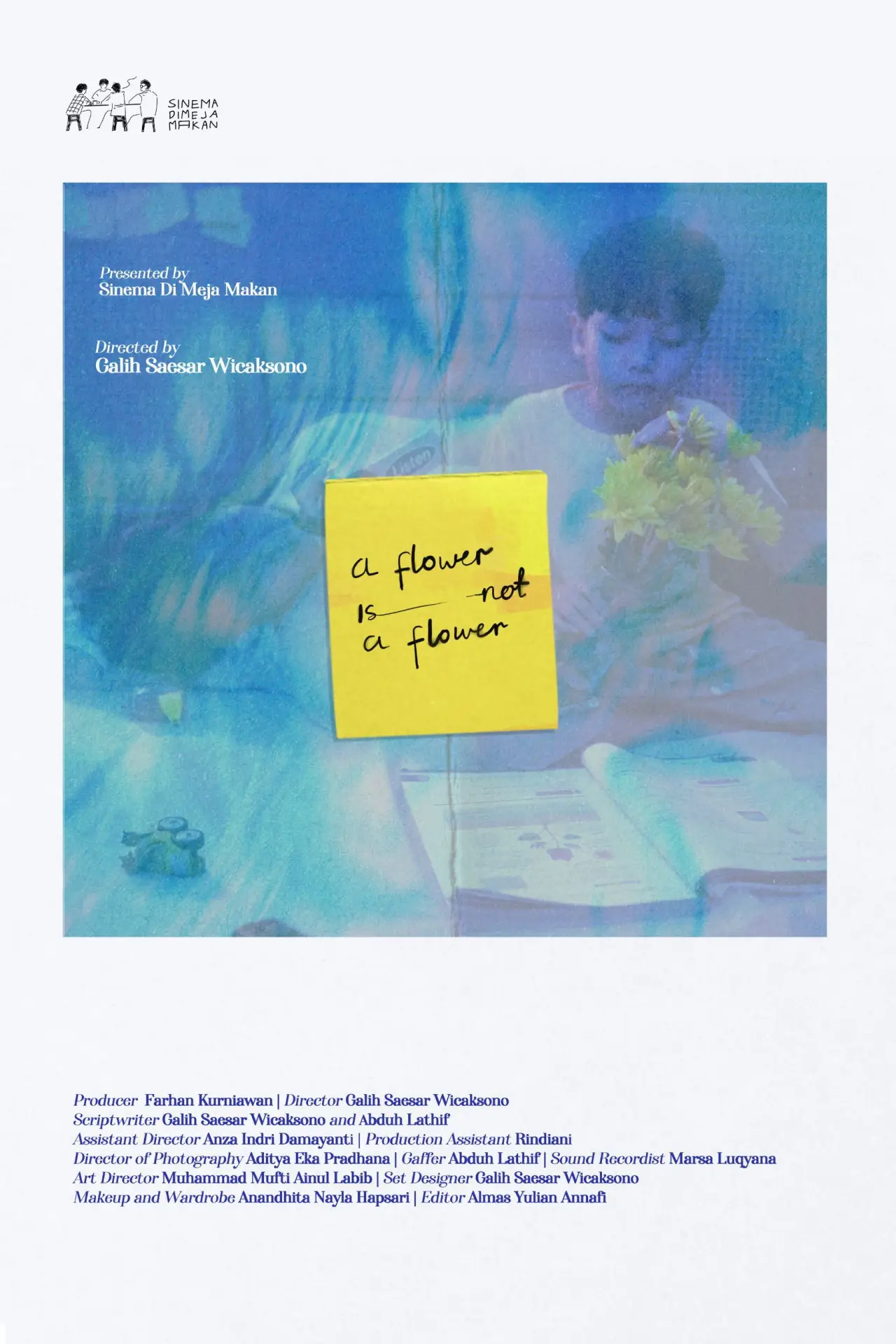 Plakat filmowy "A Flower is Not a Flower"