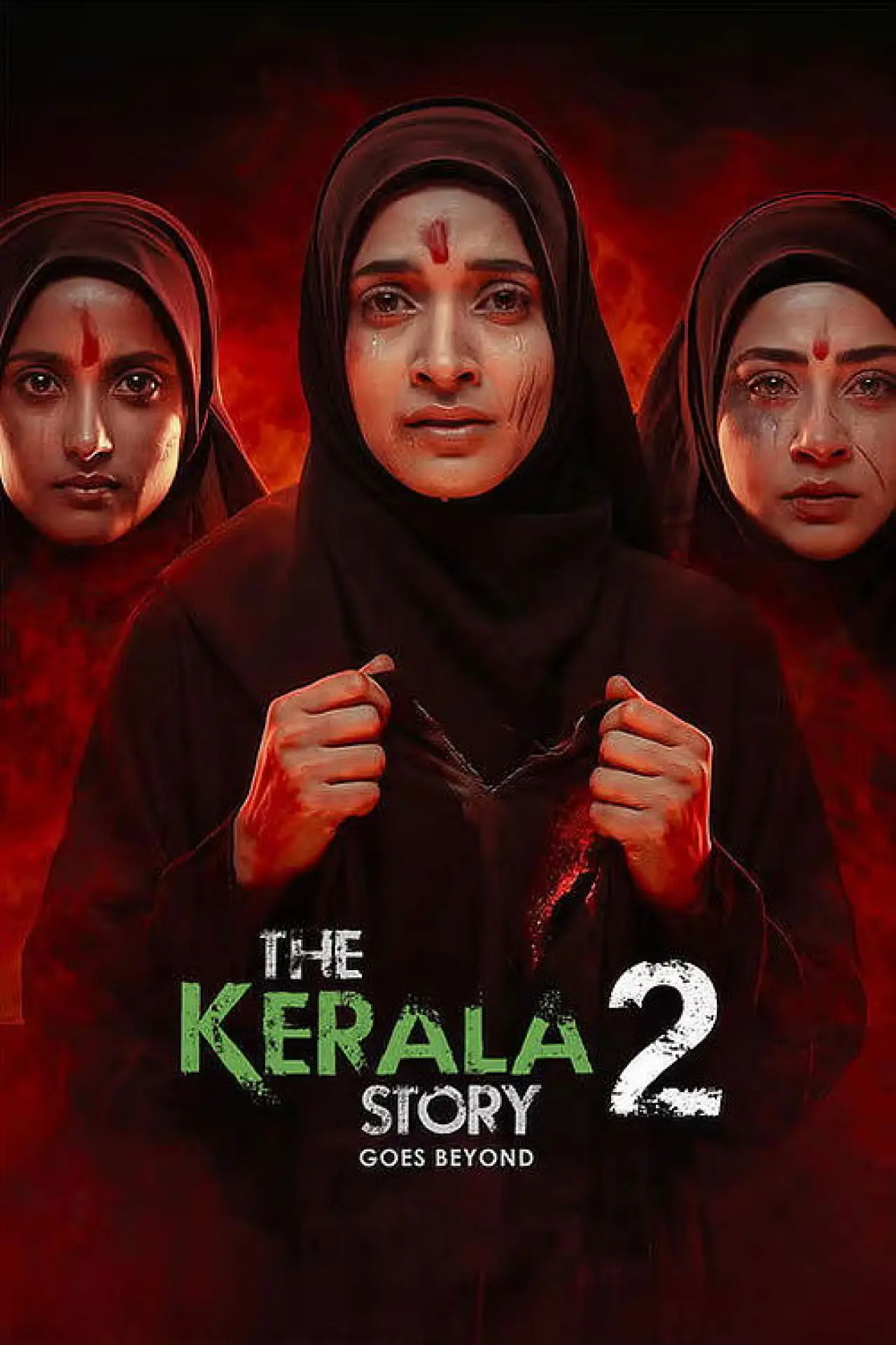 Plakat filmowy "The Kerala Story 2 Goes Beyond"