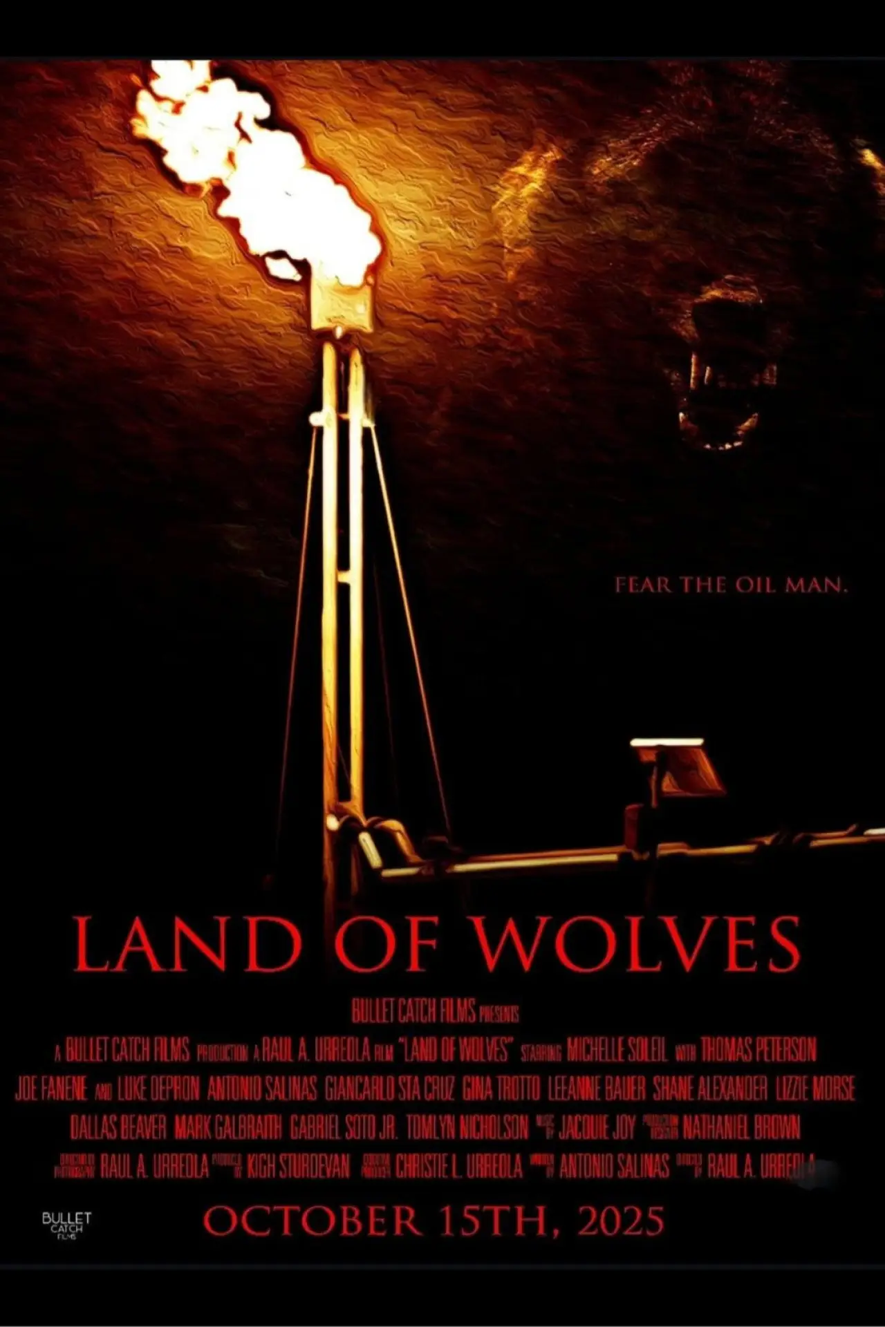 Plakat filmowy "Land of Wolves"