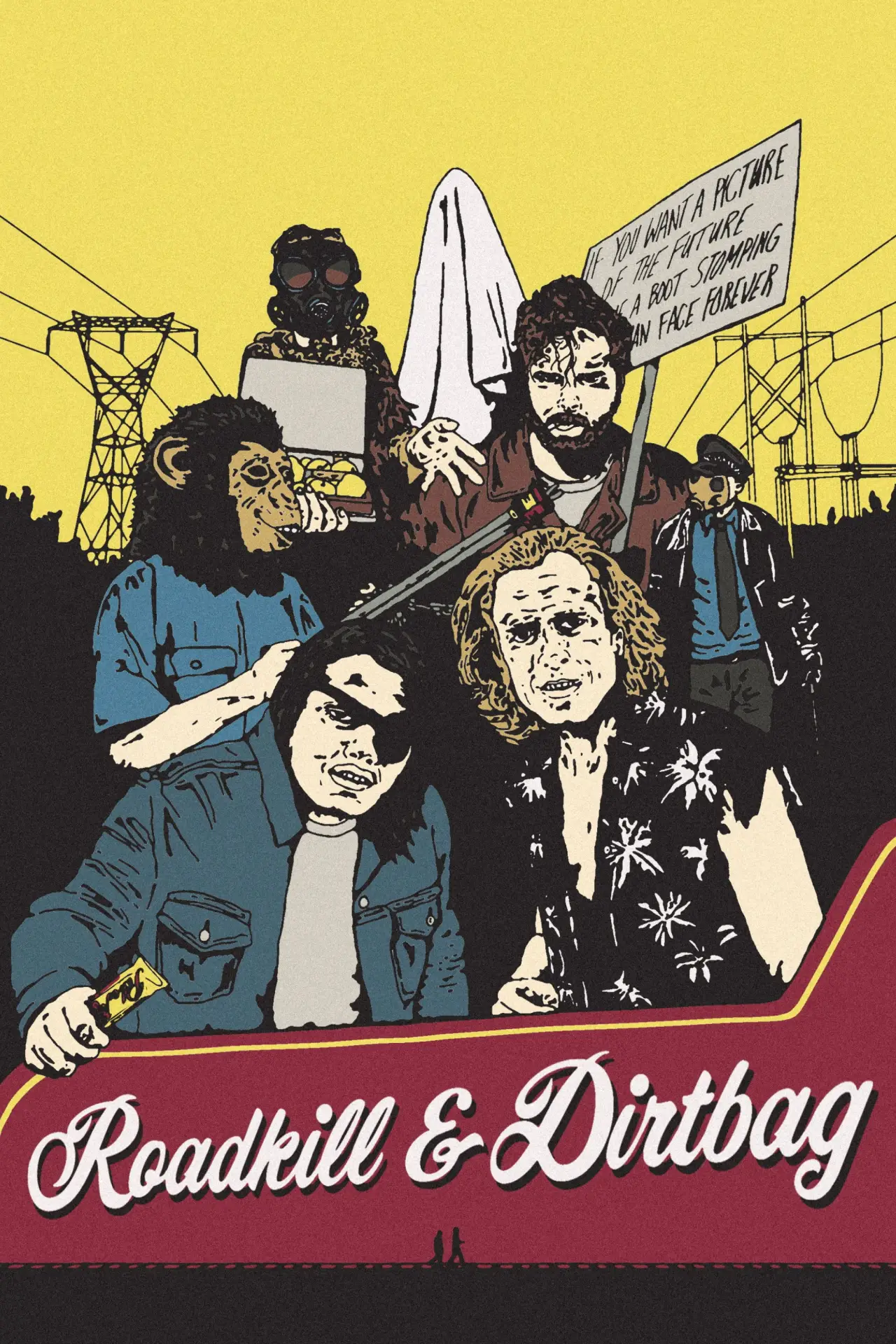 Plakat filmowy "Roadkill & Dirtbag"