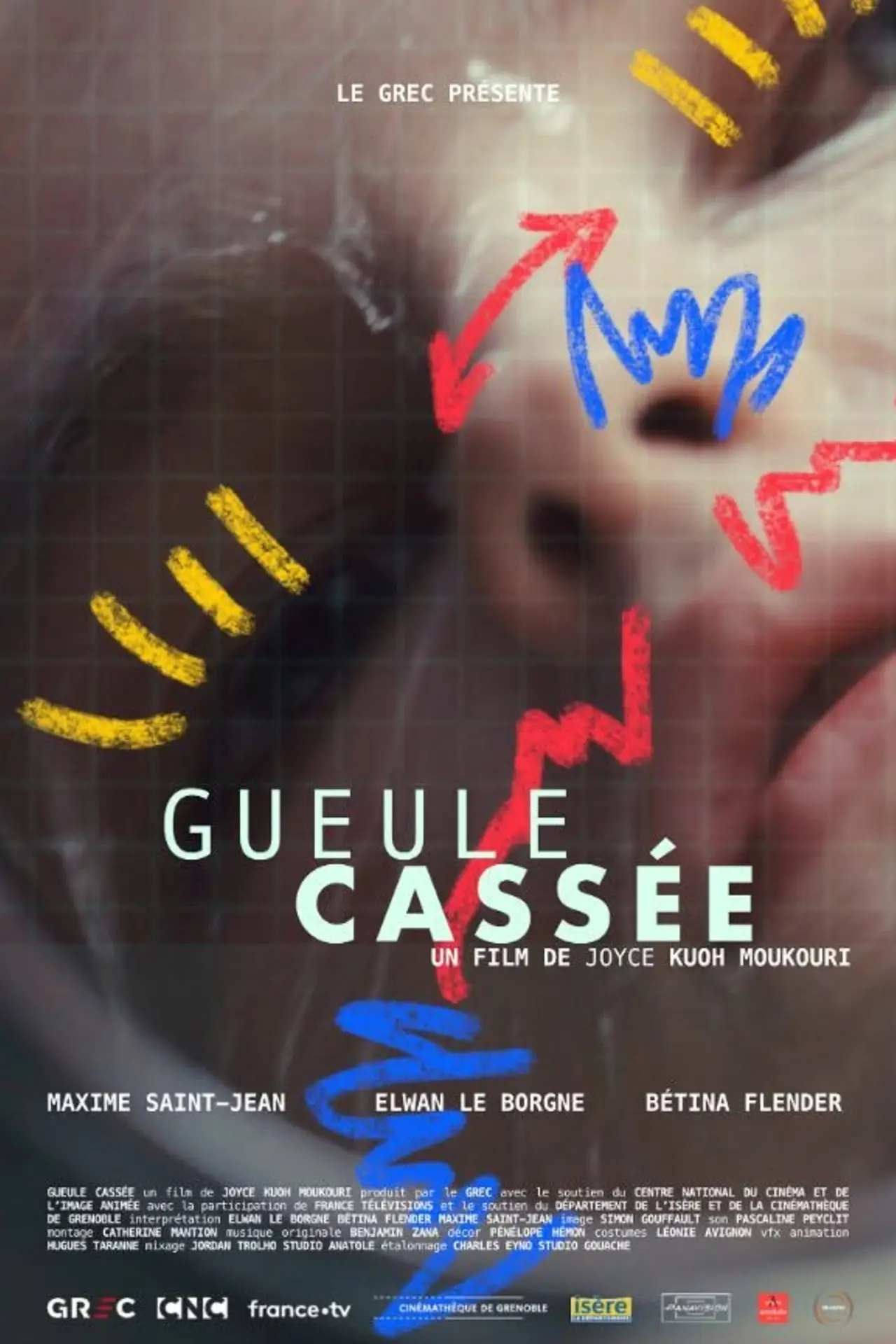Plakat filmowy "Gueule cassée"