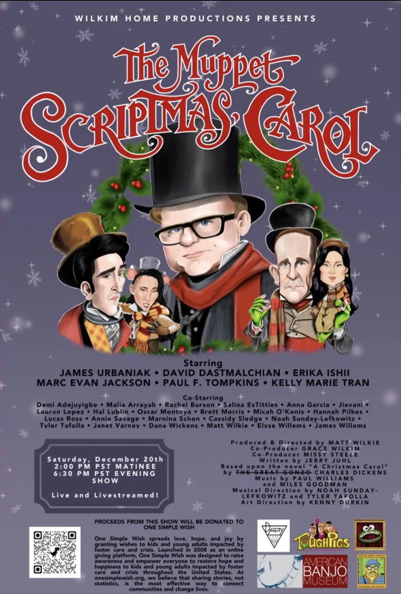 Plakat filmowy "The Muppet Scriptmas Carol"
