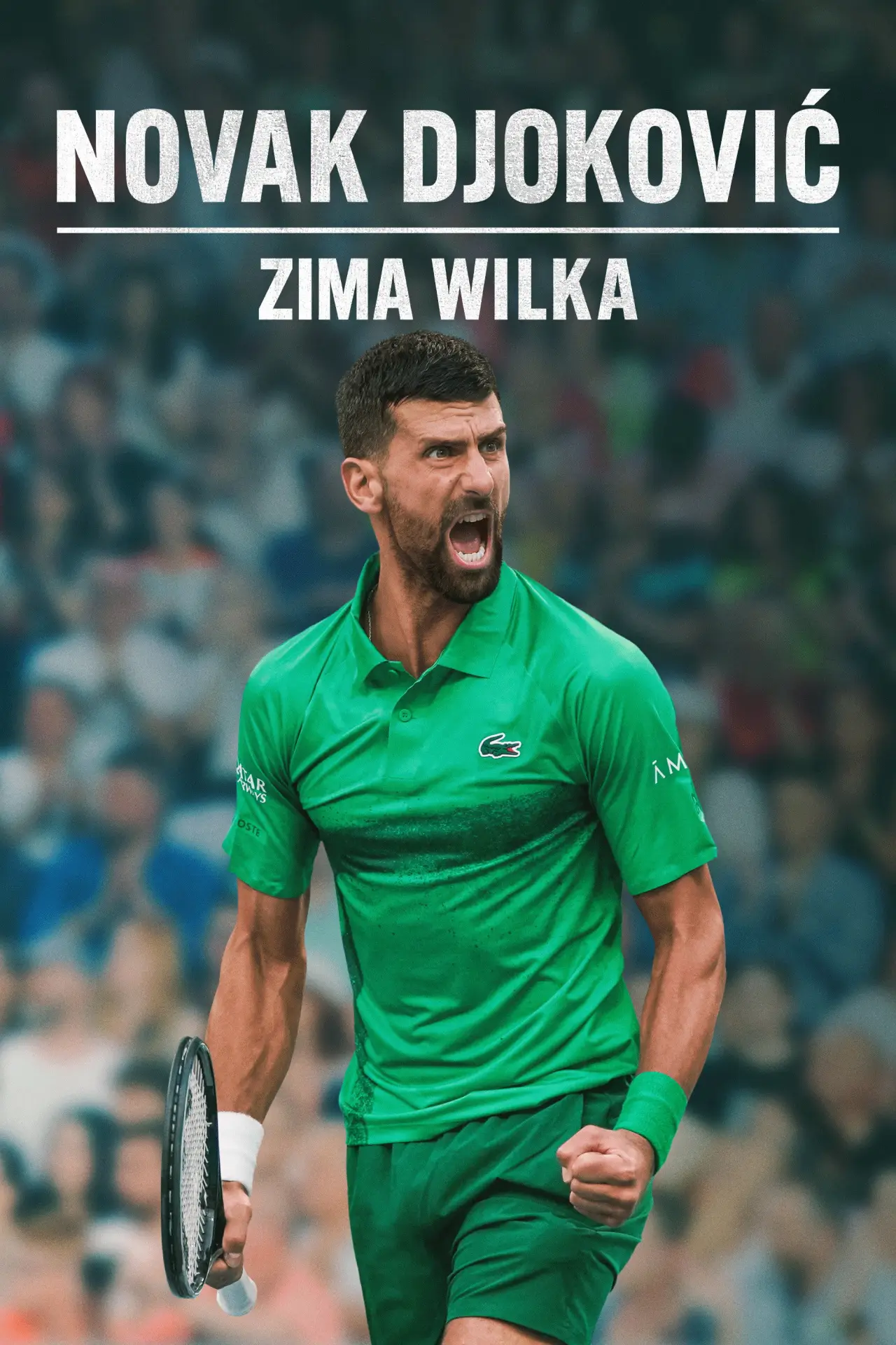 Plakat filmowy "NOVAK DJOKOVIĆ: ZIMA WILKA"