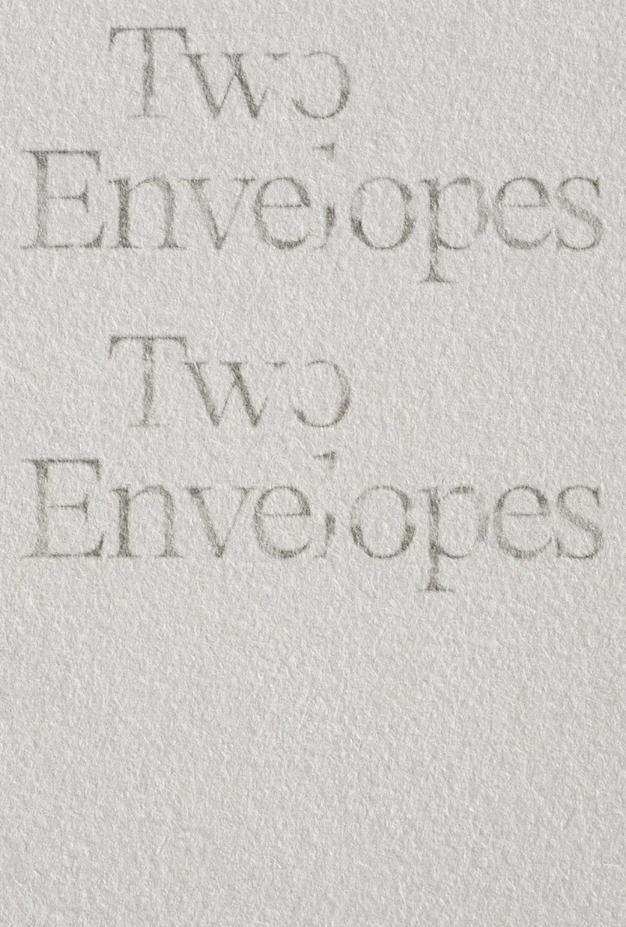 Plakat filmowy "Two Envelopes"