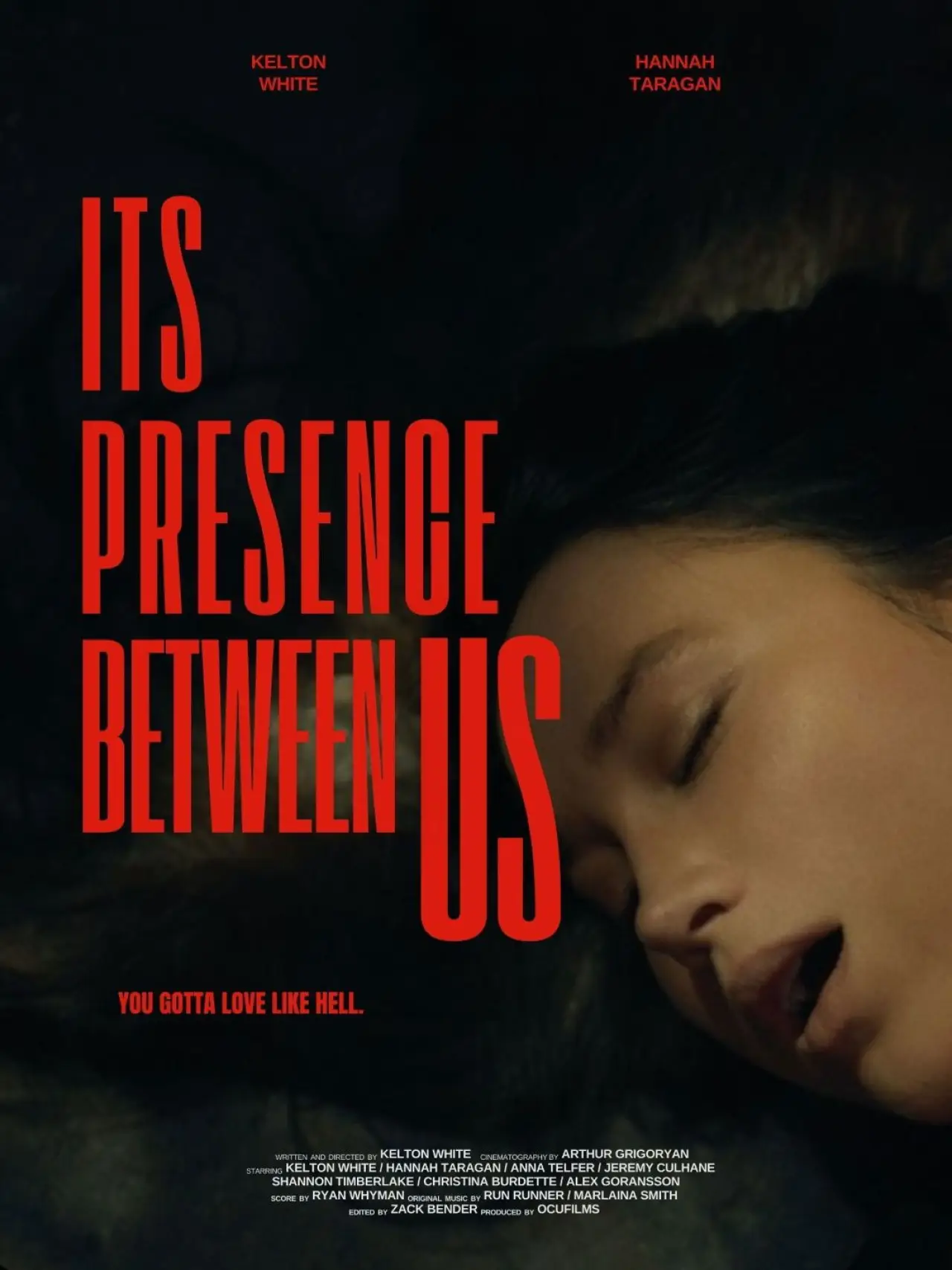 Plakat filmowy "Its Presence Between Us"