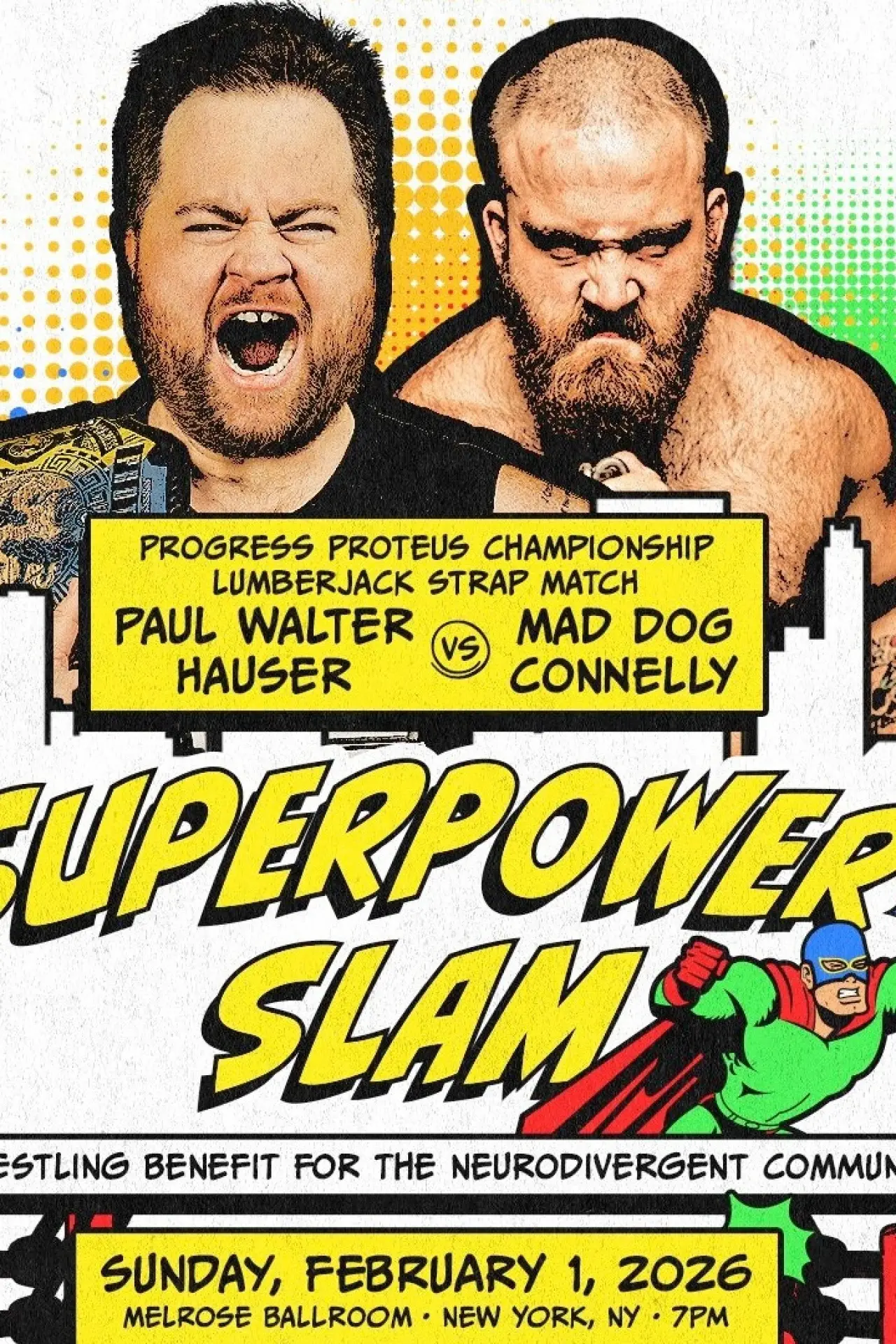 Plakat filmowy "Orange Crush & JCW: Superpower Slam 2026"