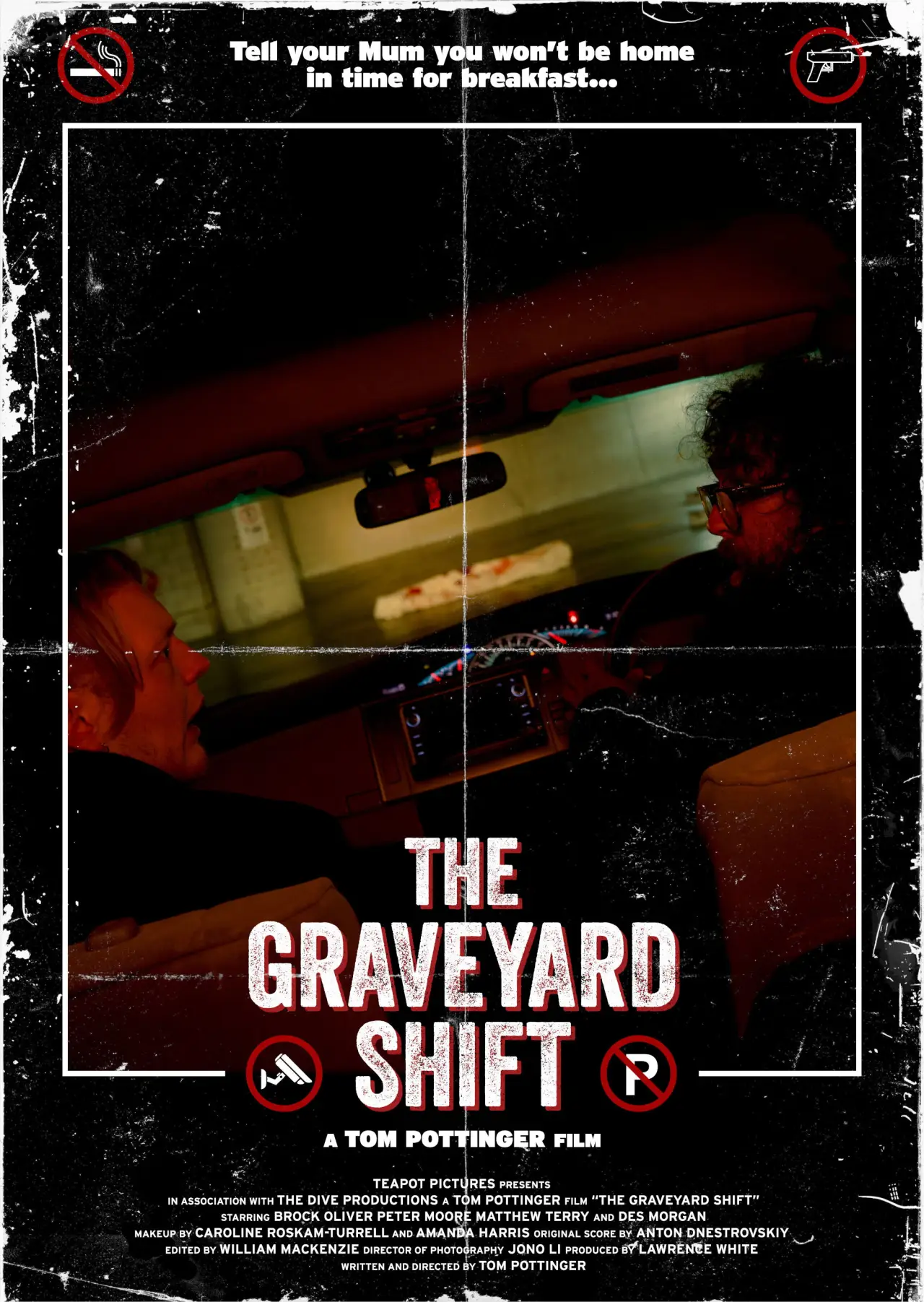 Plakat filmowy "The Graveyard Shift"