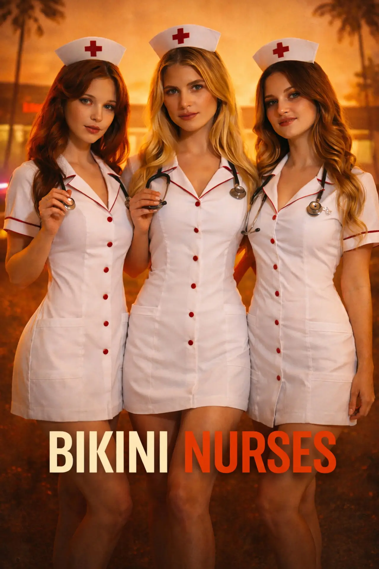 Plakat filmowy "Bikini Nurses"