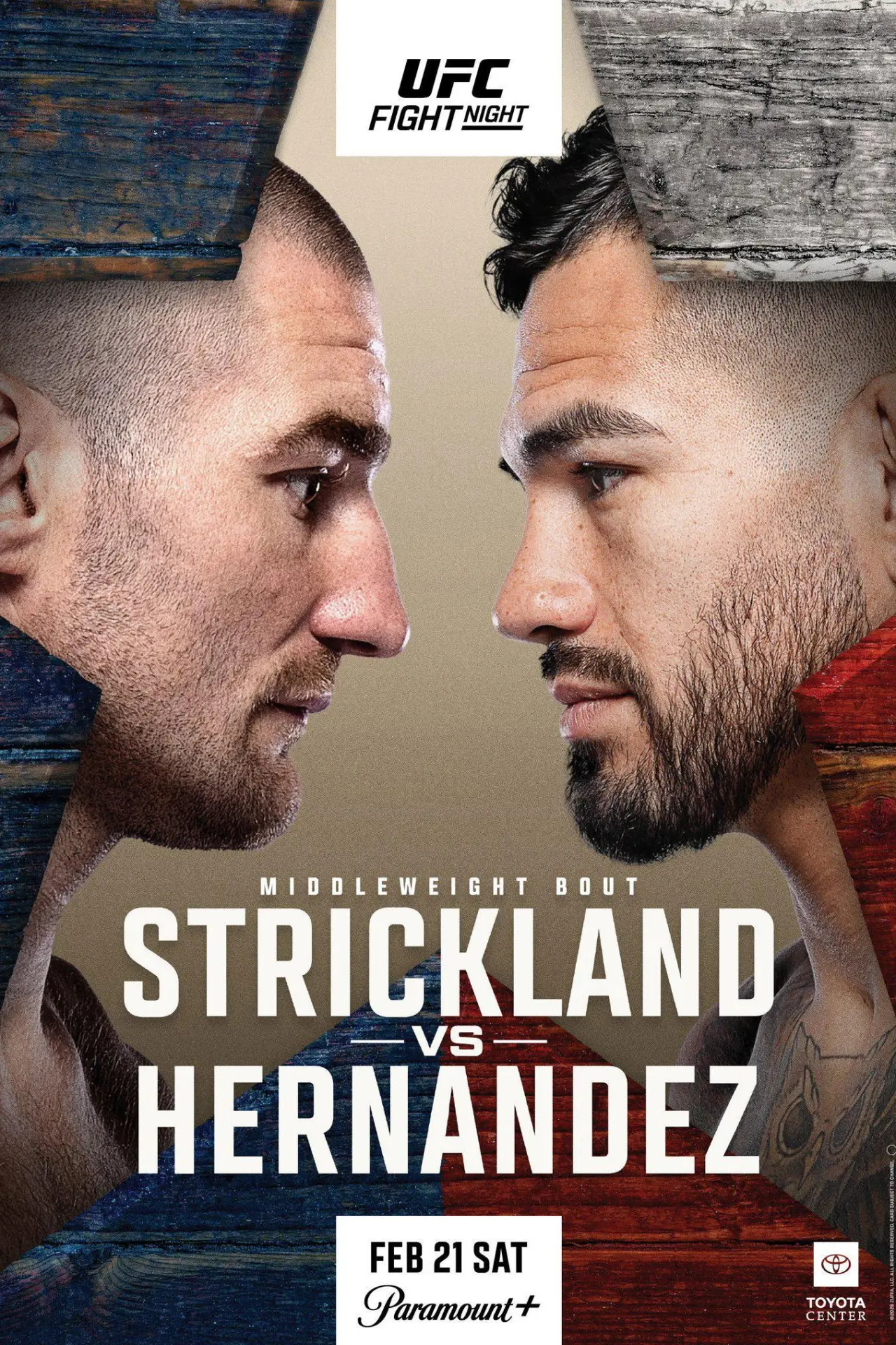 Plakat filmowy "UFC Fight Night 267: Strickland vs. Hernandez"