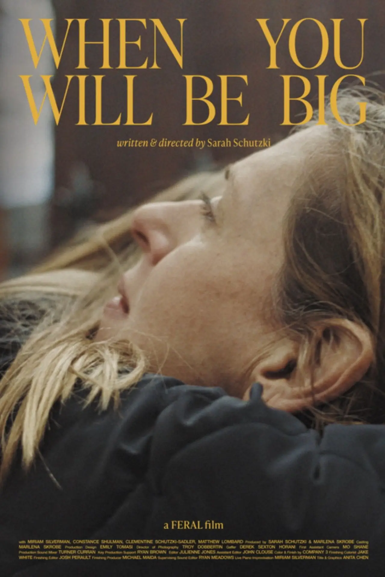 Plakat filmowy "When You Will Be Big"