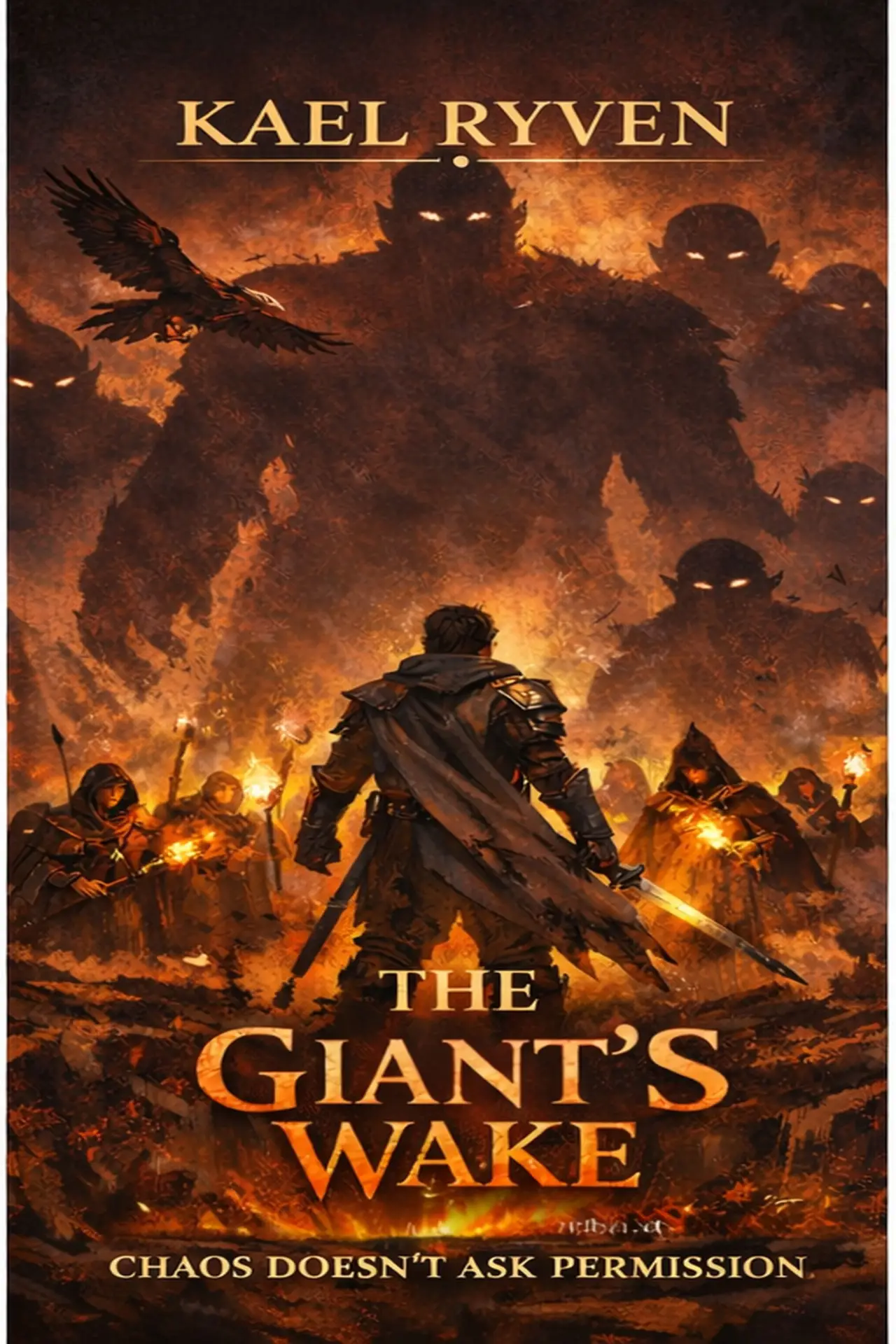 Plakat filmowy "Kael Ryven: The Giant’s Wake"