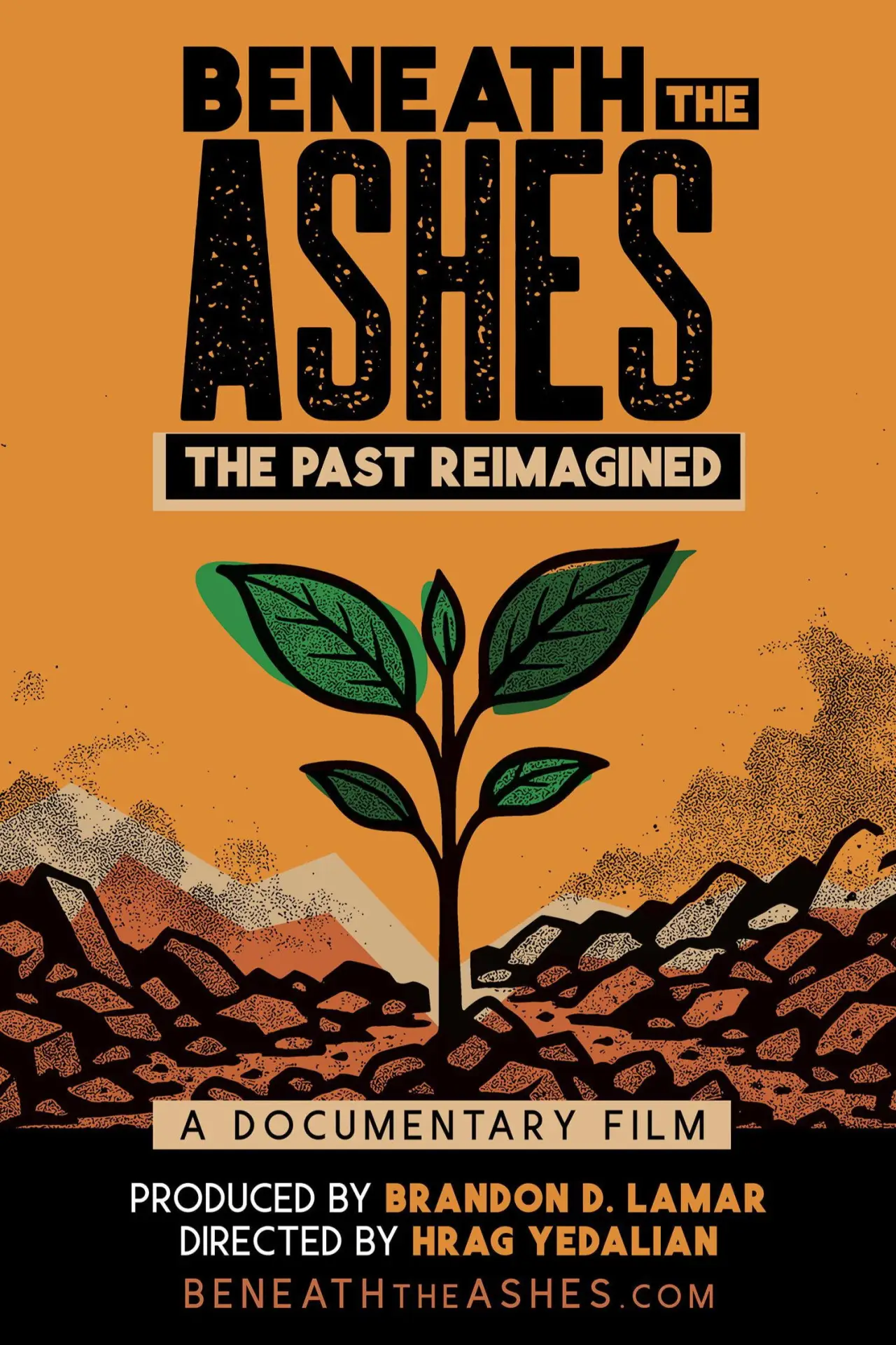 Plakat filmowy "Beneath the Ashes: The Past Reimagined"