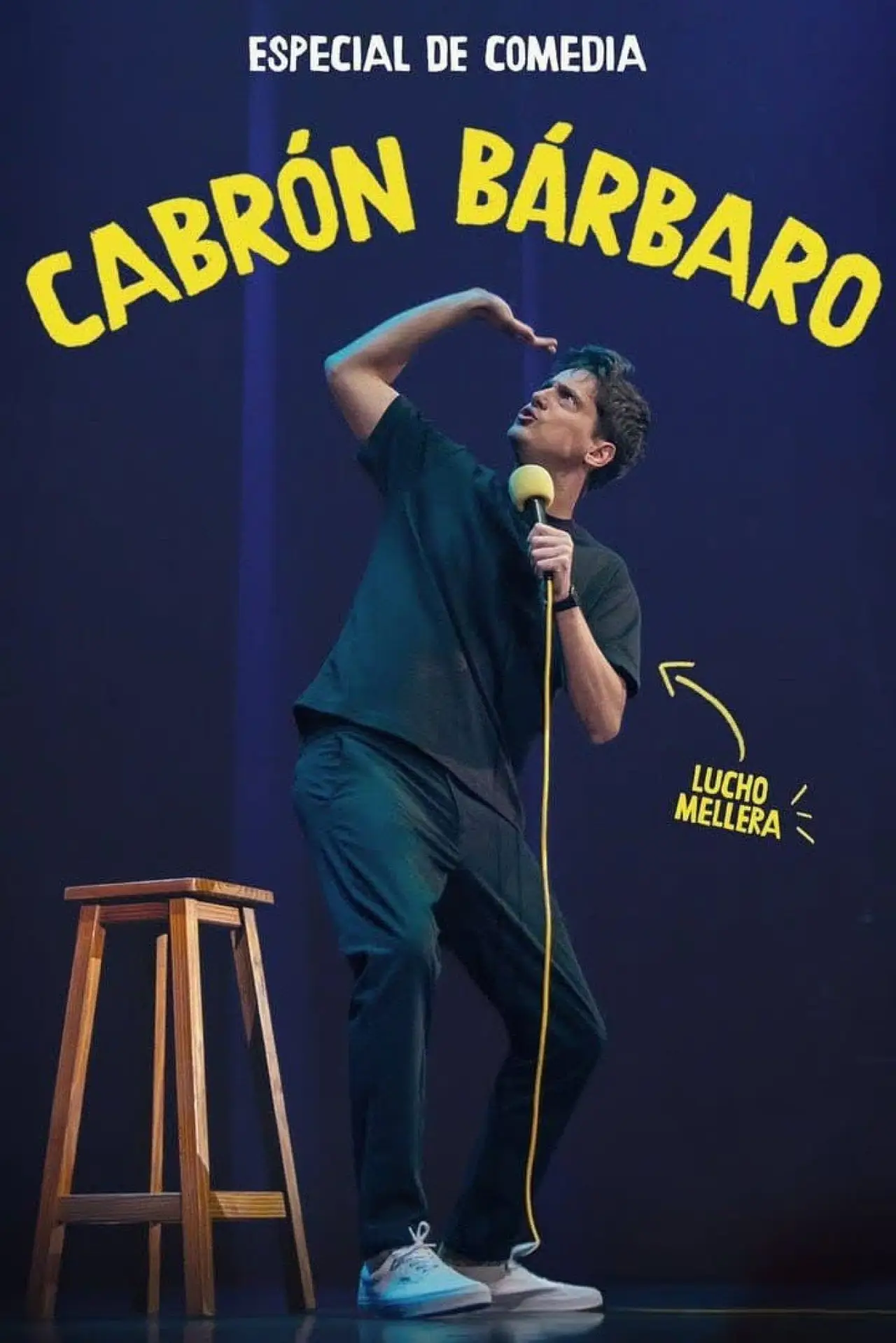 Plakat filmowy "Cabrón Bárbaro- Luciano Mellera"