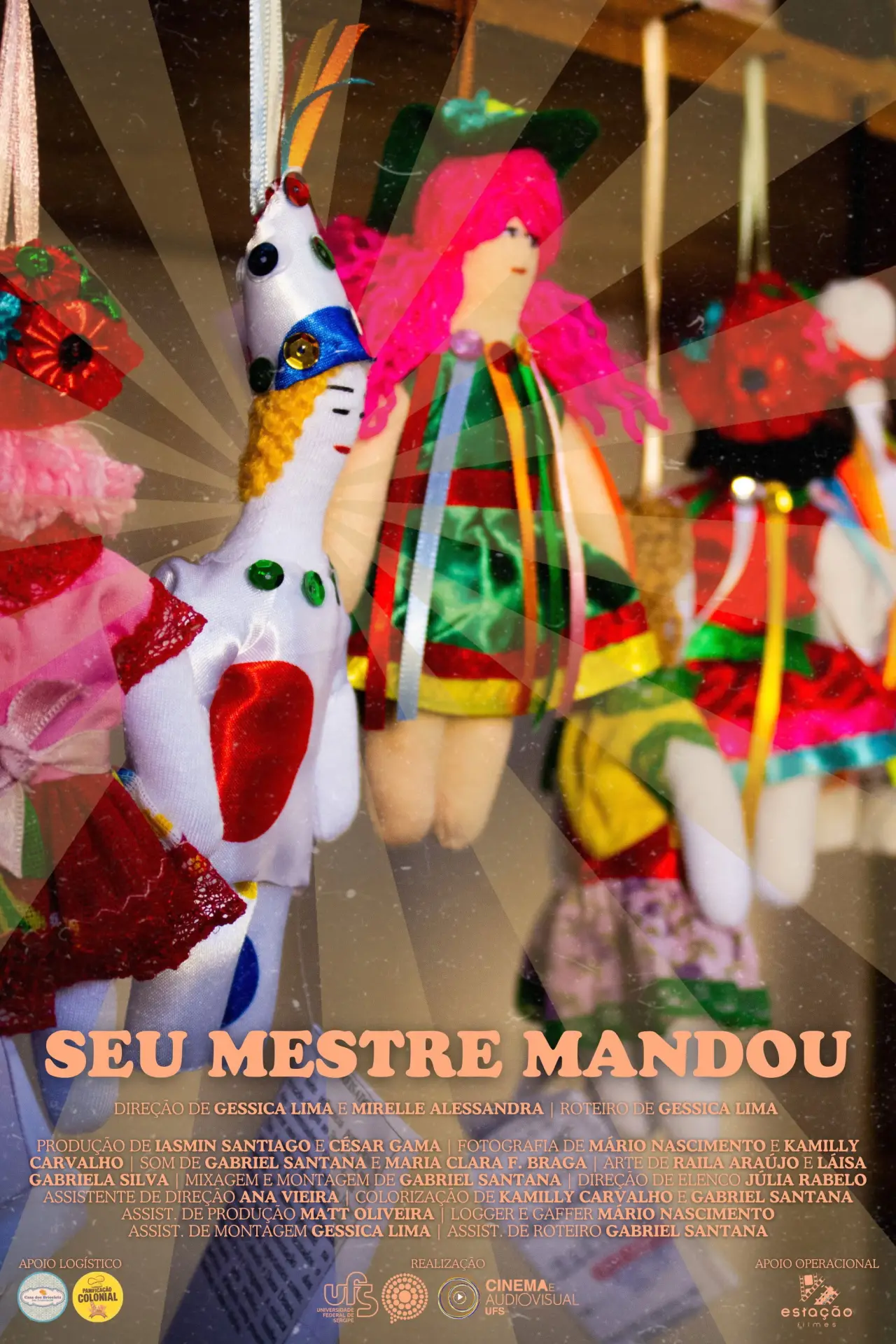 Plakat filmowy "Seu Mestre Mandou"