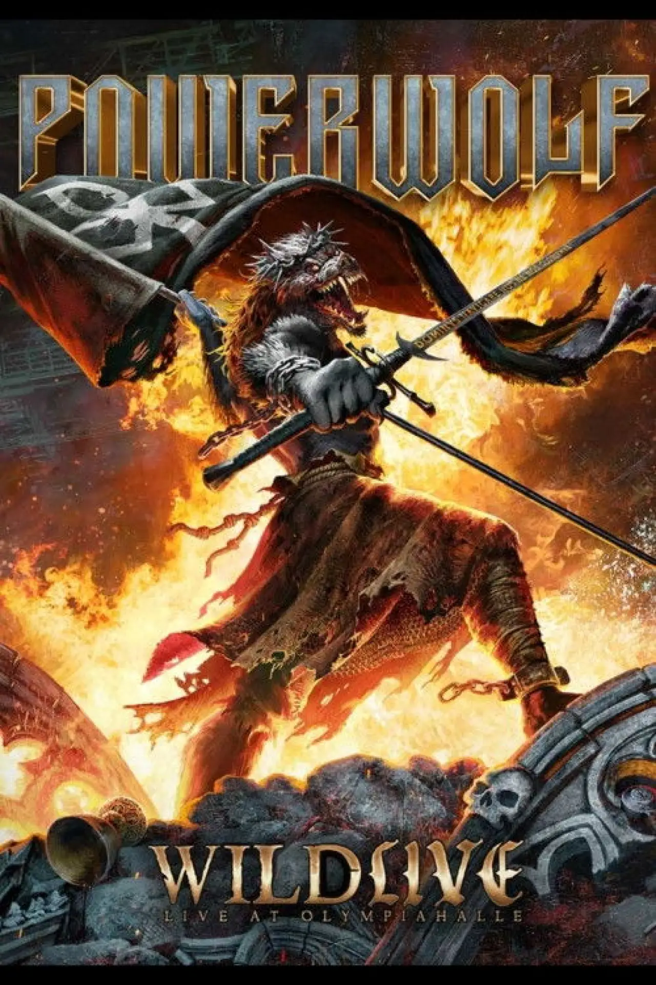 Plakat filmowy "Powerwolf: Wildlive (Live at Olympiahalle)"