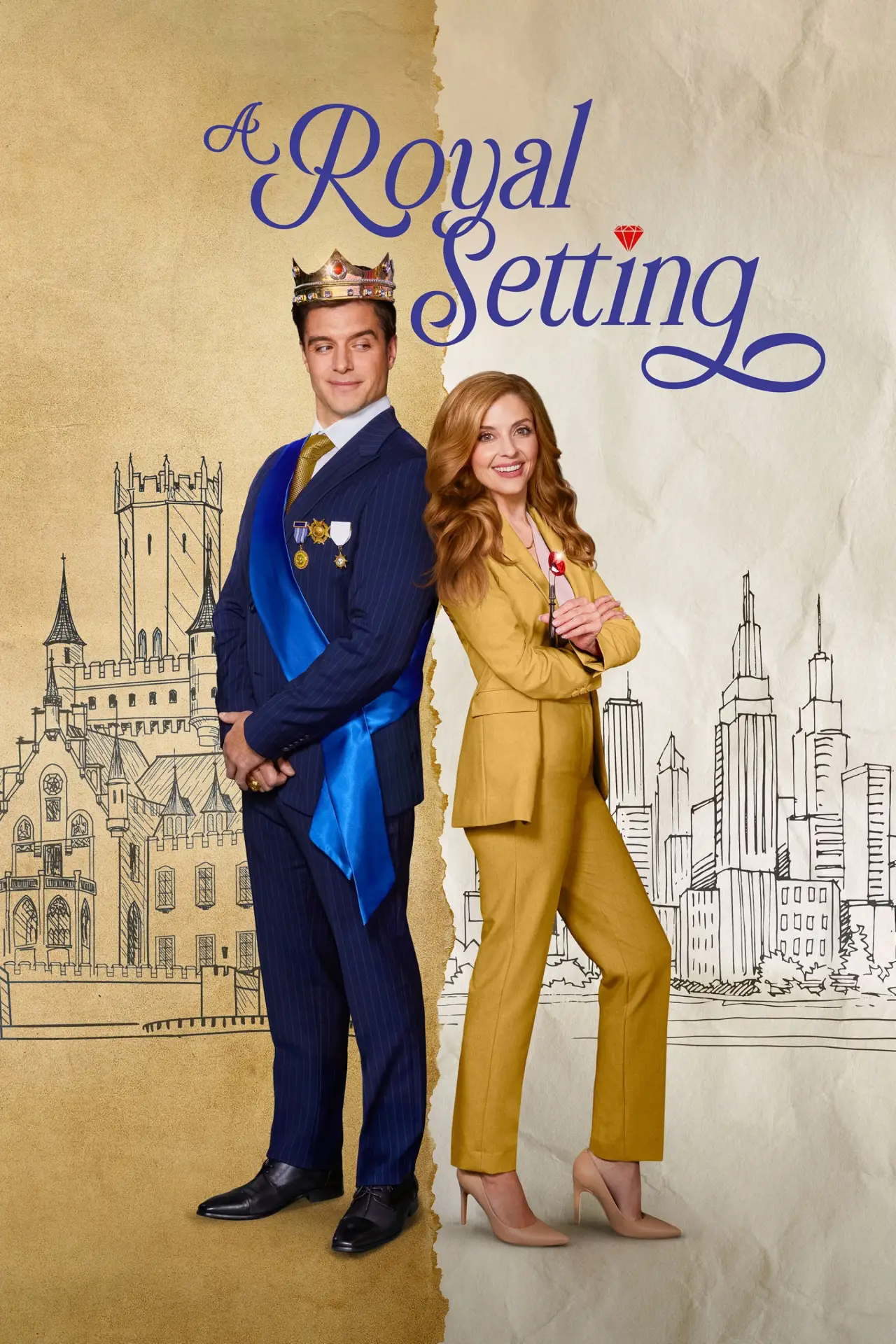 Plakat filmowy "A Royal Setting"