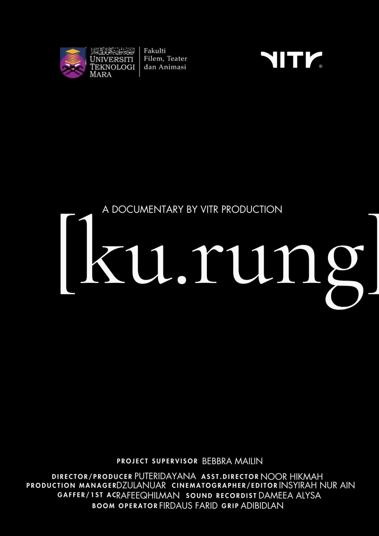 Plakat filmowy "[ku.rung]"