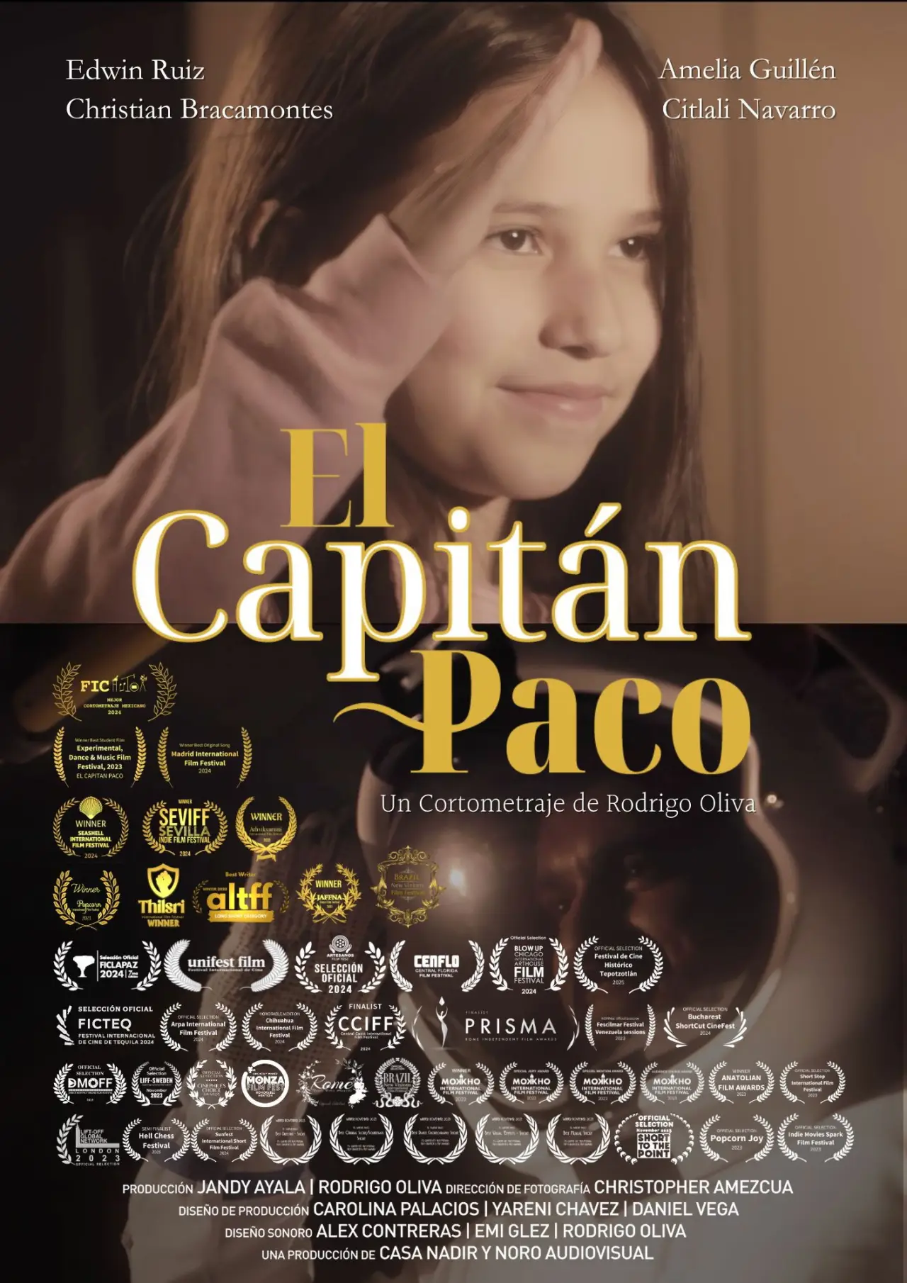 Plakat filmowy "El Capitán Paco"