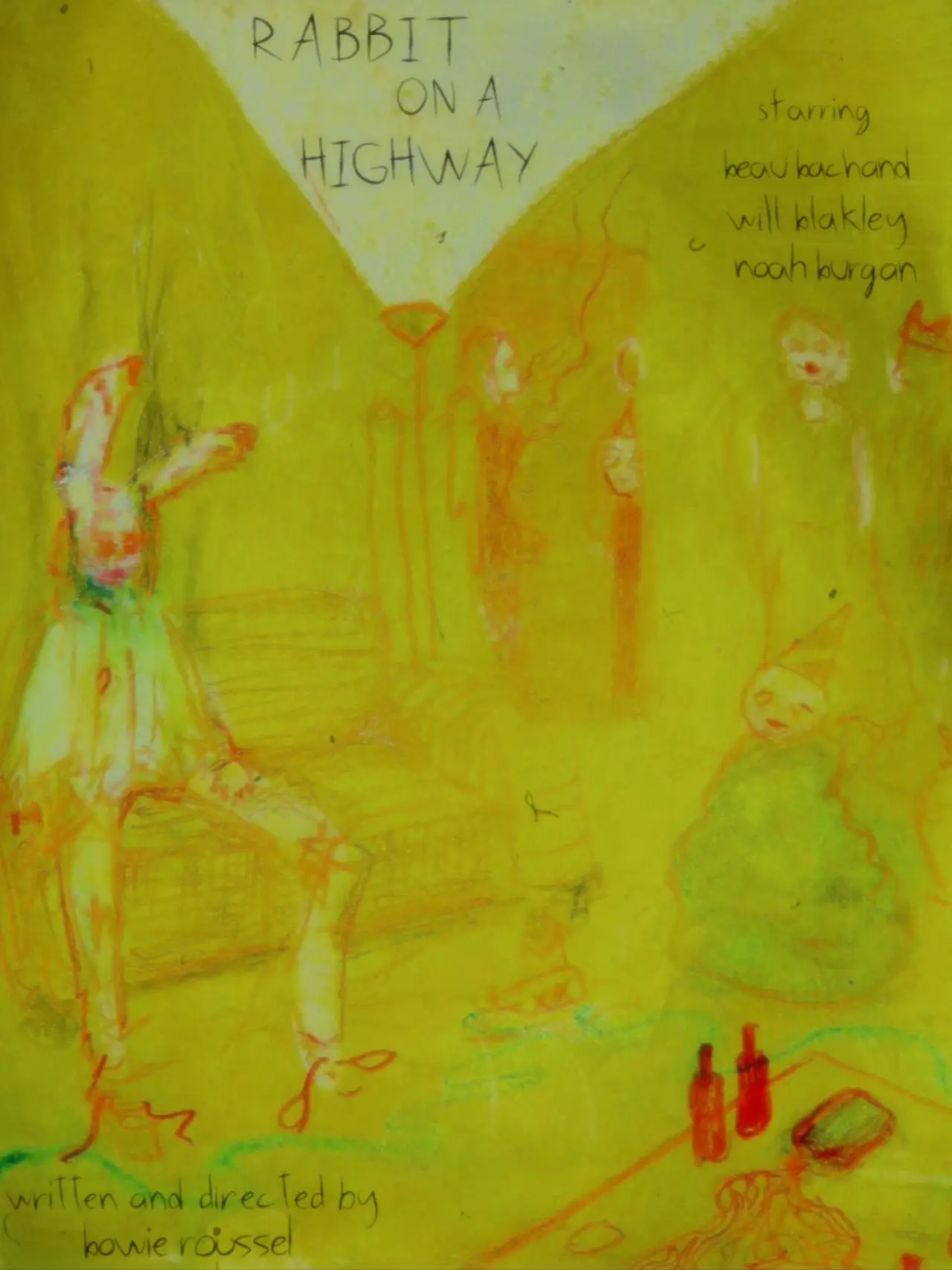 Plakat filmowy "Rabbit on a Highway"