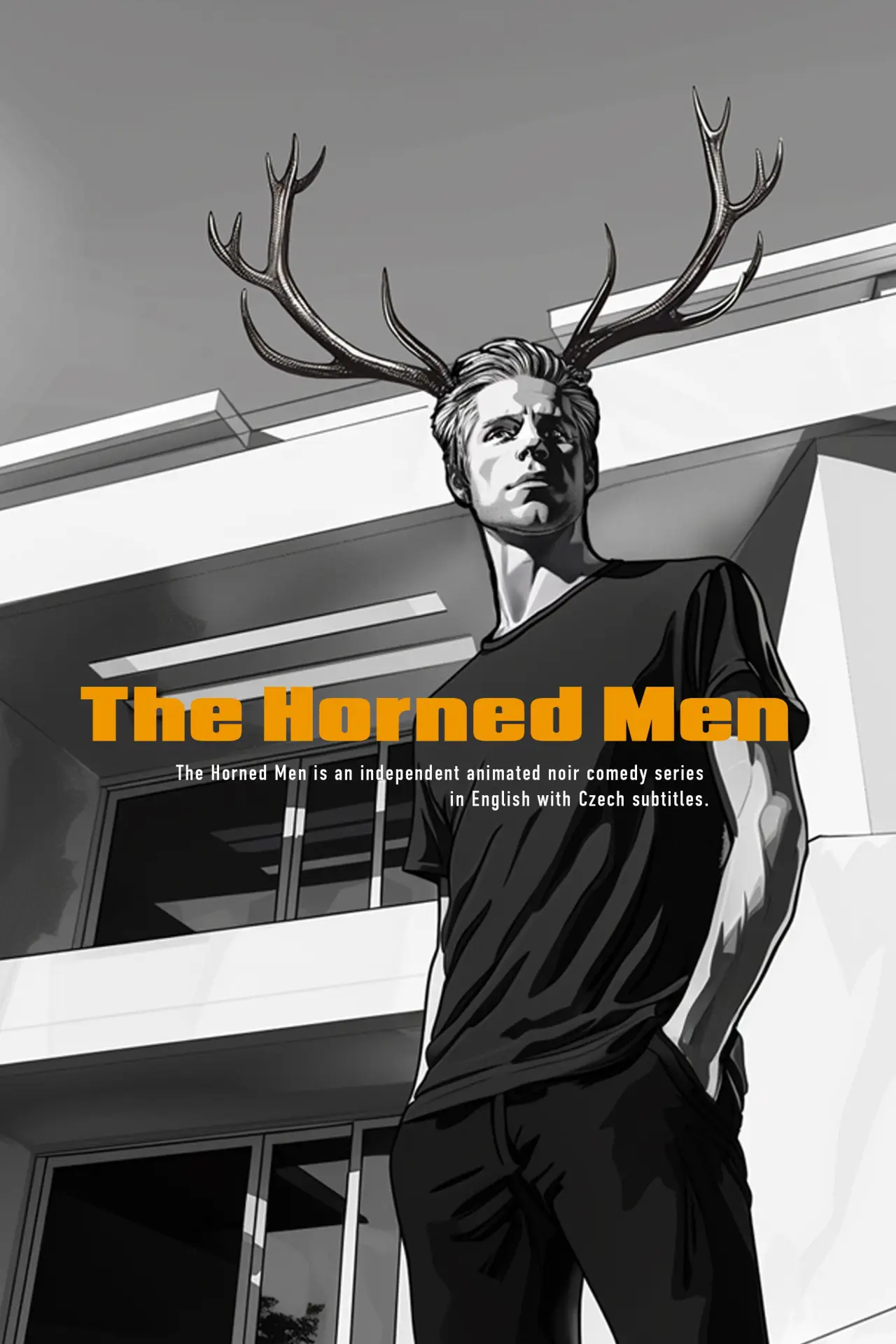 Plakat filmowy "The Horned Men"