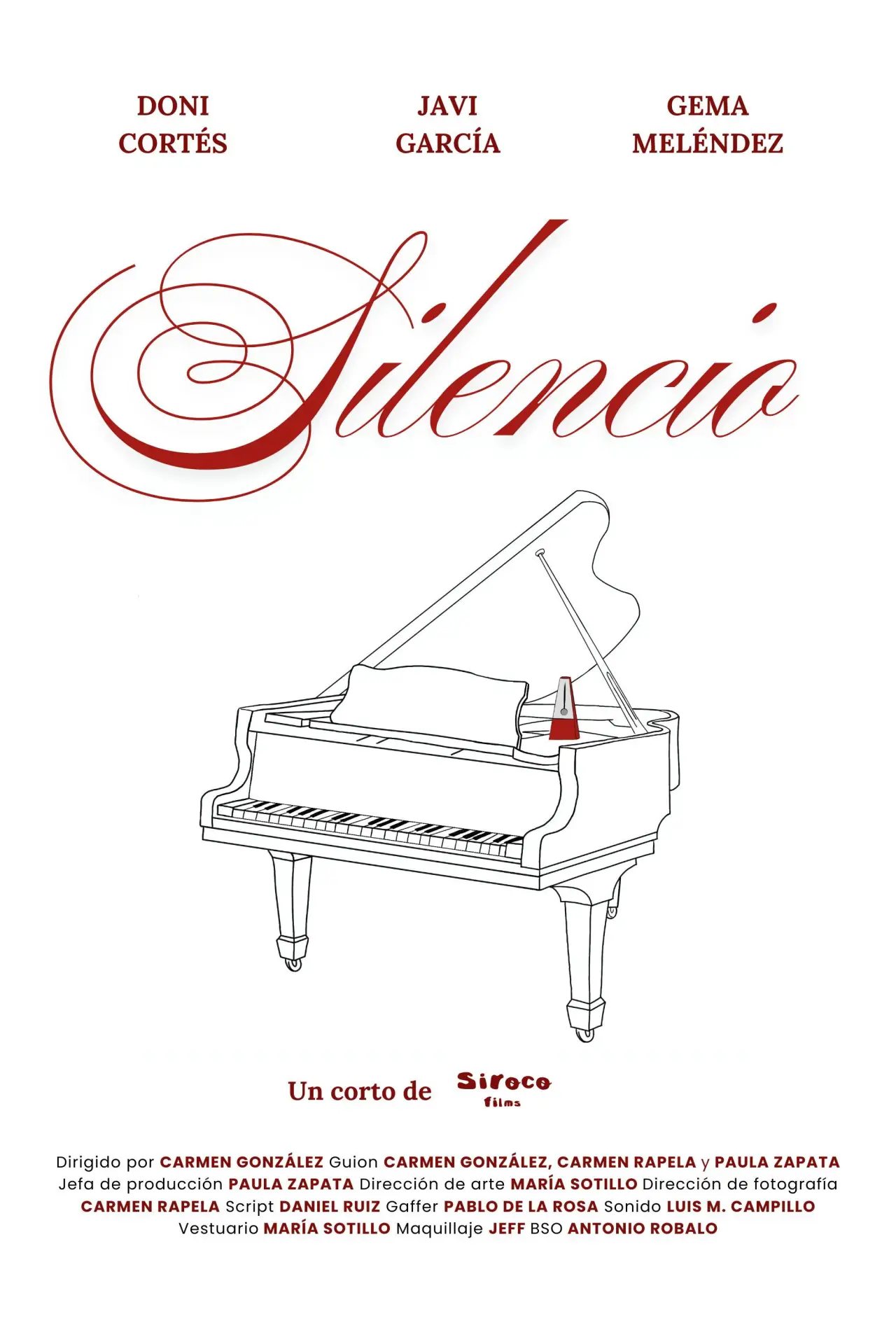 Plakat filmowy "Silencio"
