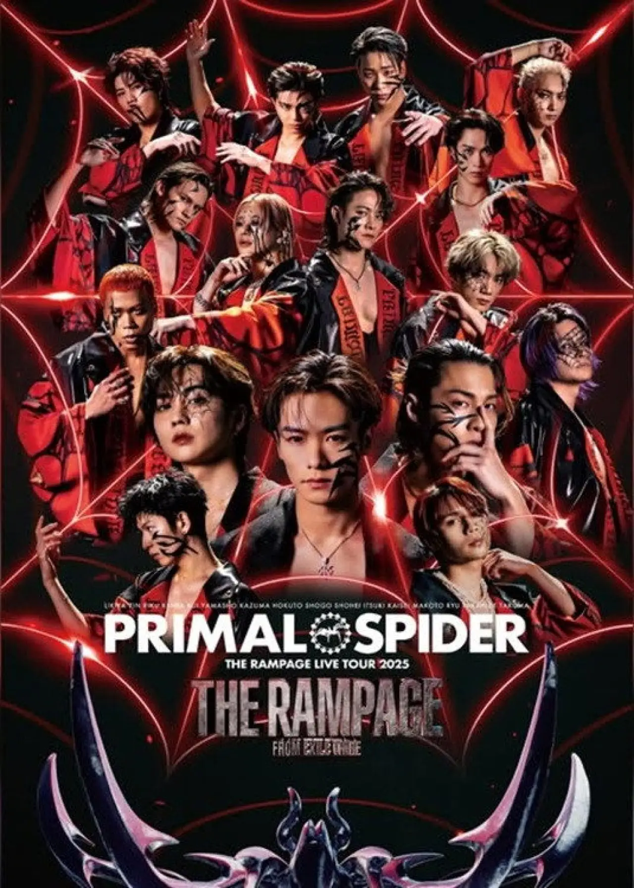 Plakat filmowy "THE RAMPAGE Live Tour 2025 PRIMAL SPIDER"