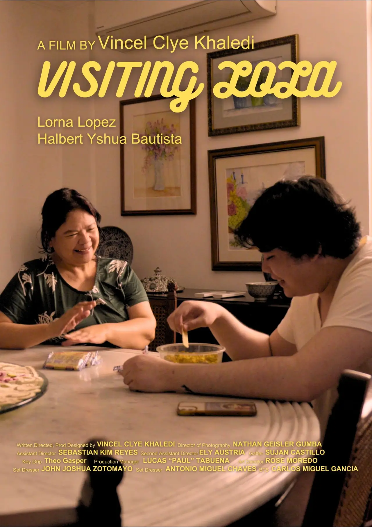 Plakat filmowy "Visiting Lola"