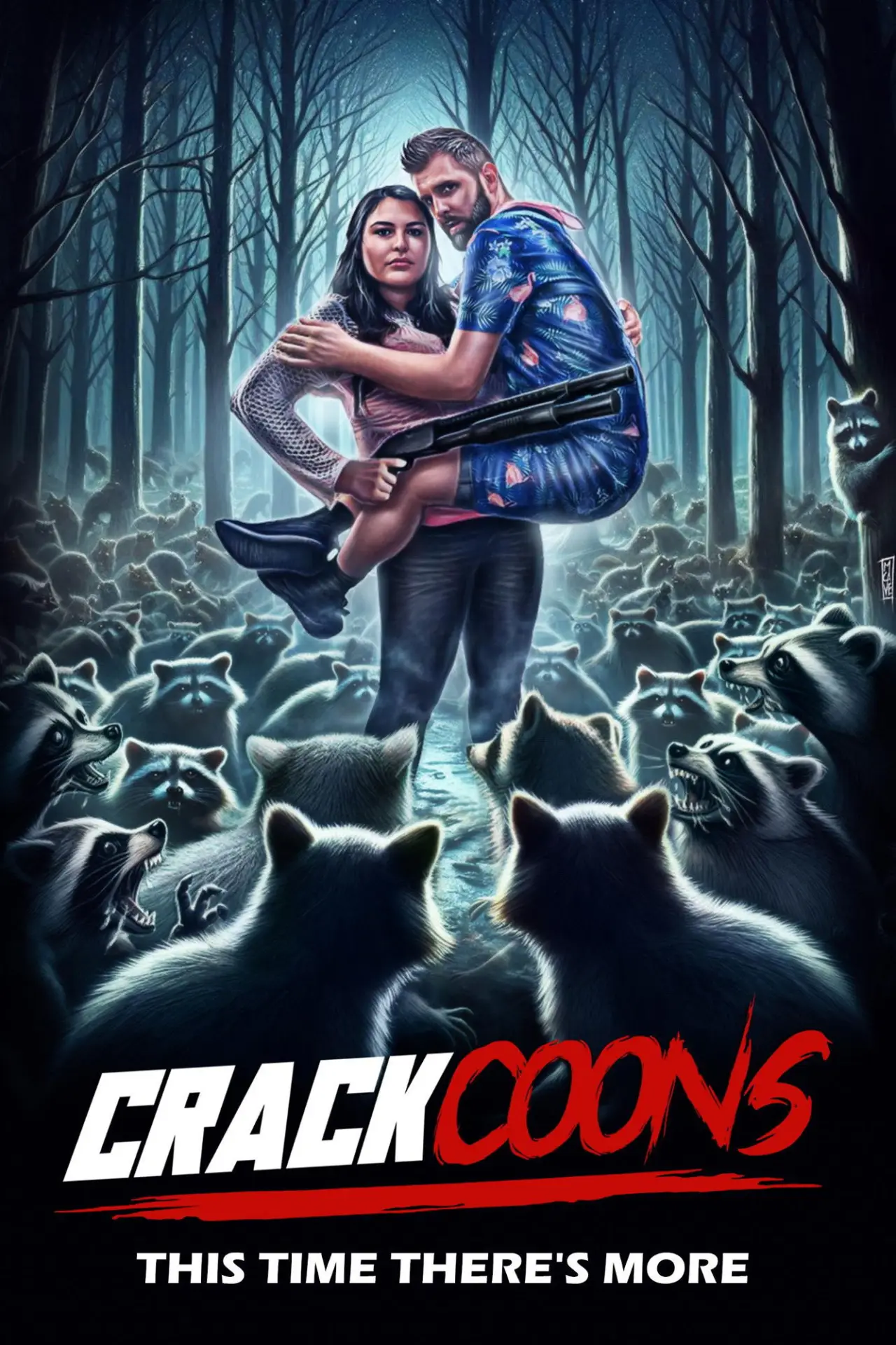 Plakat filmowy "Crackcoons"
