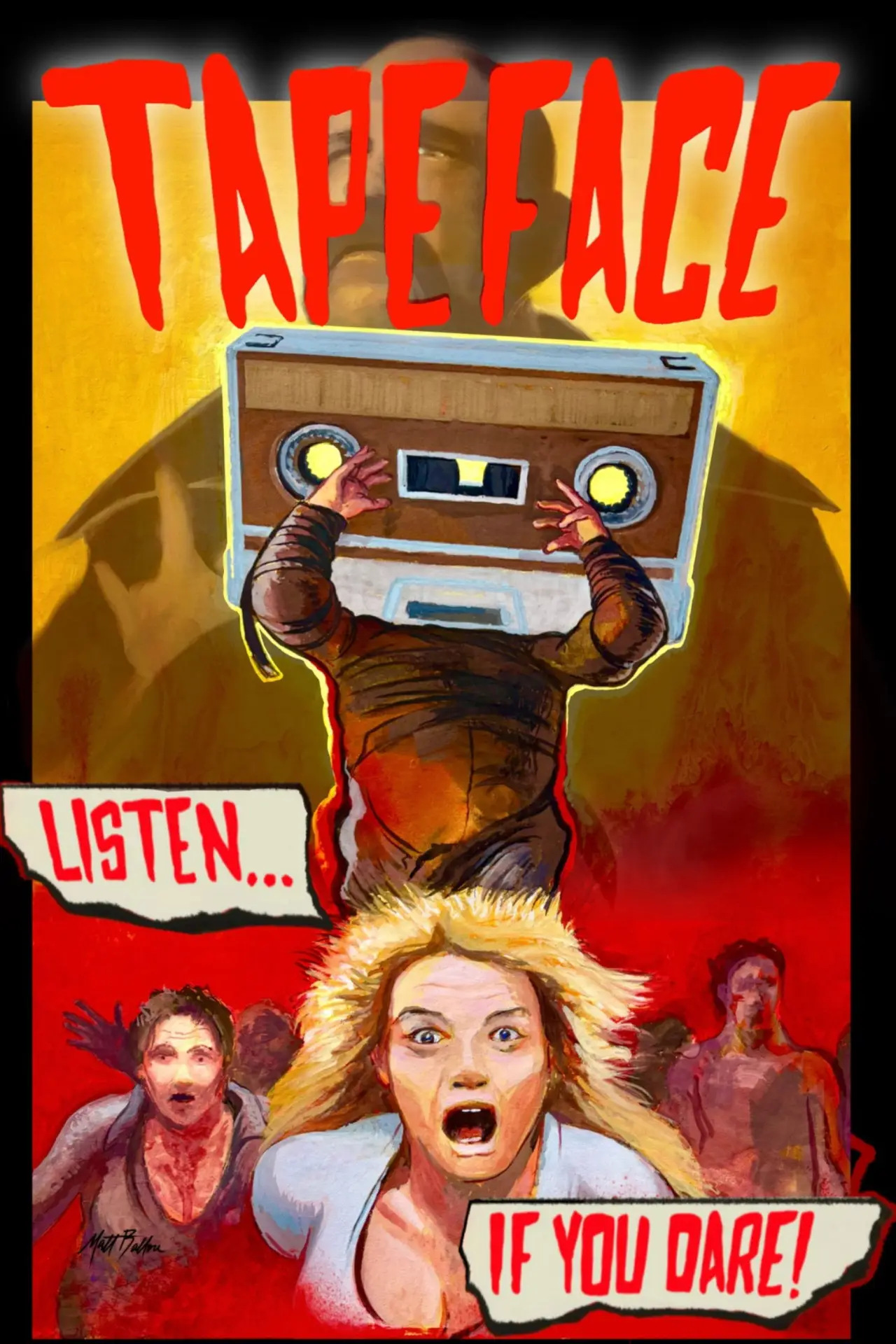 Plakat filmowy "TAPE FACE"