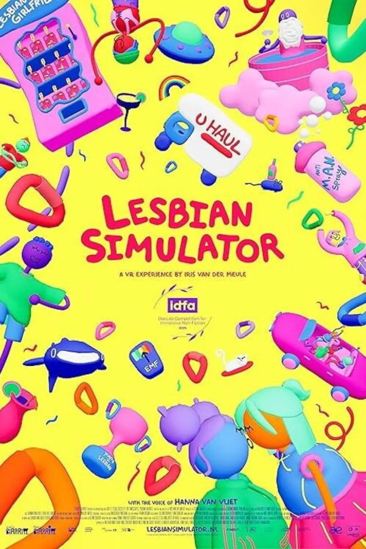 Plakat filmowy "Lesbian Simulator"