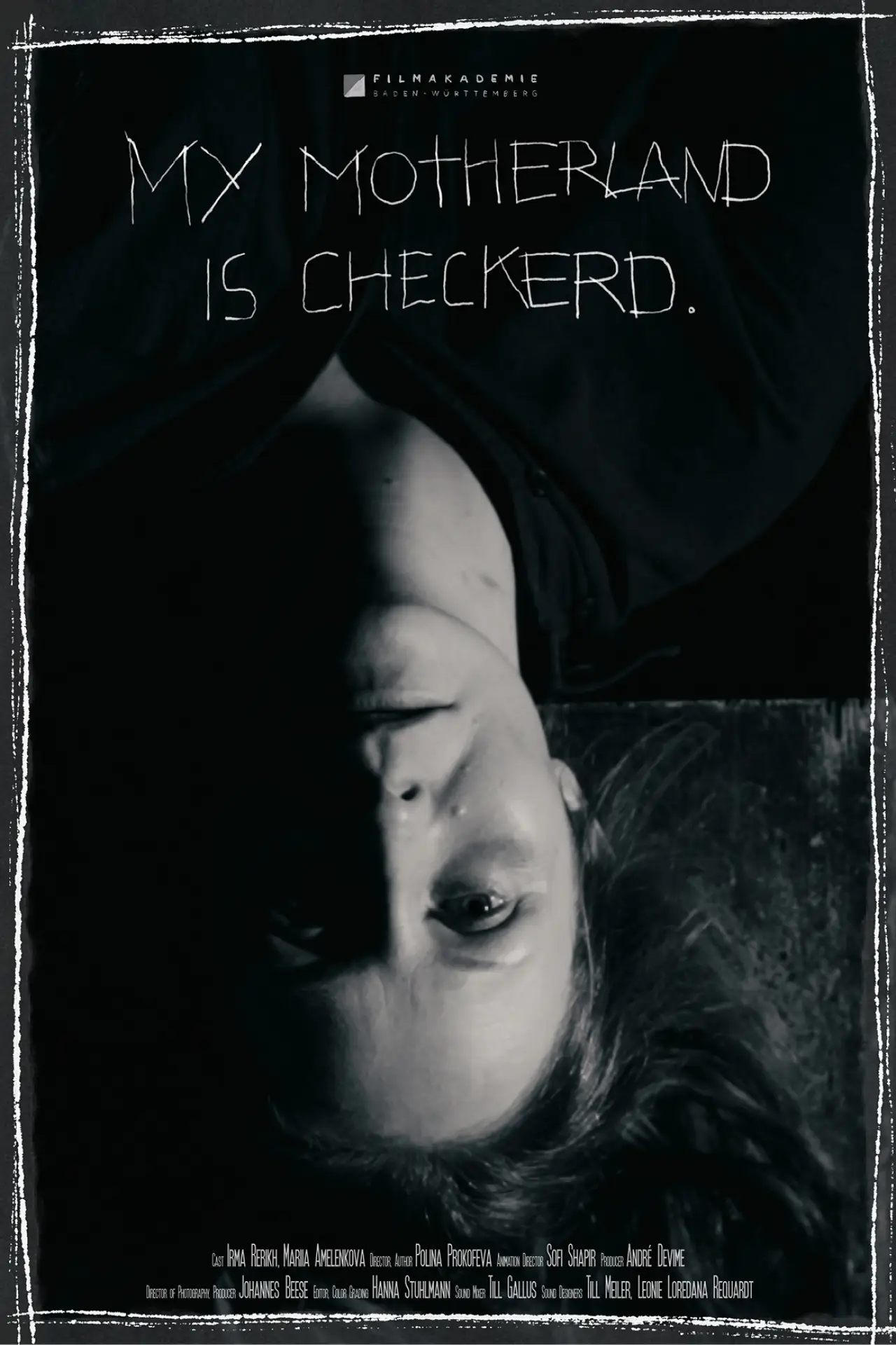 Plakat filmowy "Моя родина в клеточку"