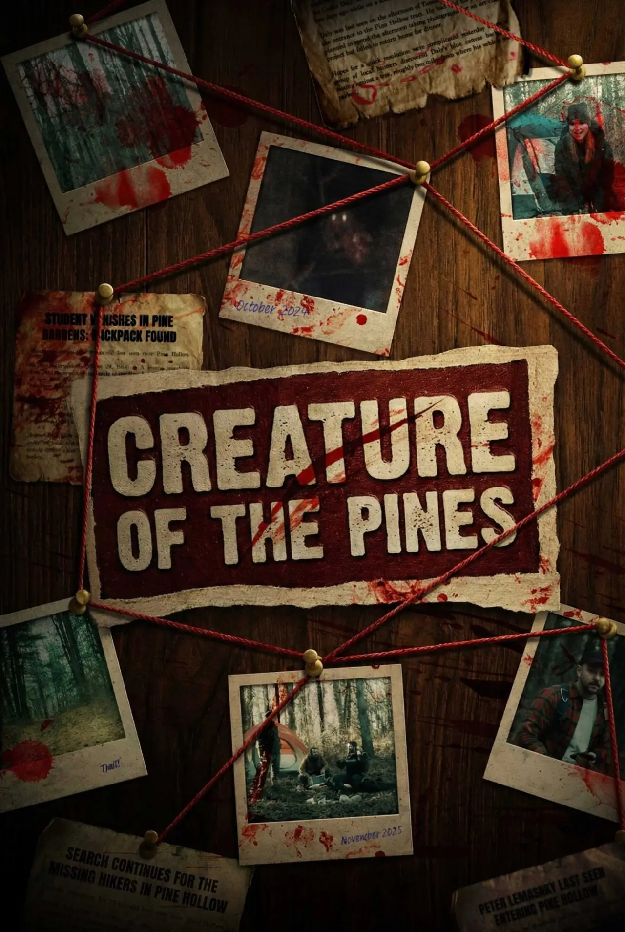 Plakat filmowy "Creature of the Pines"
