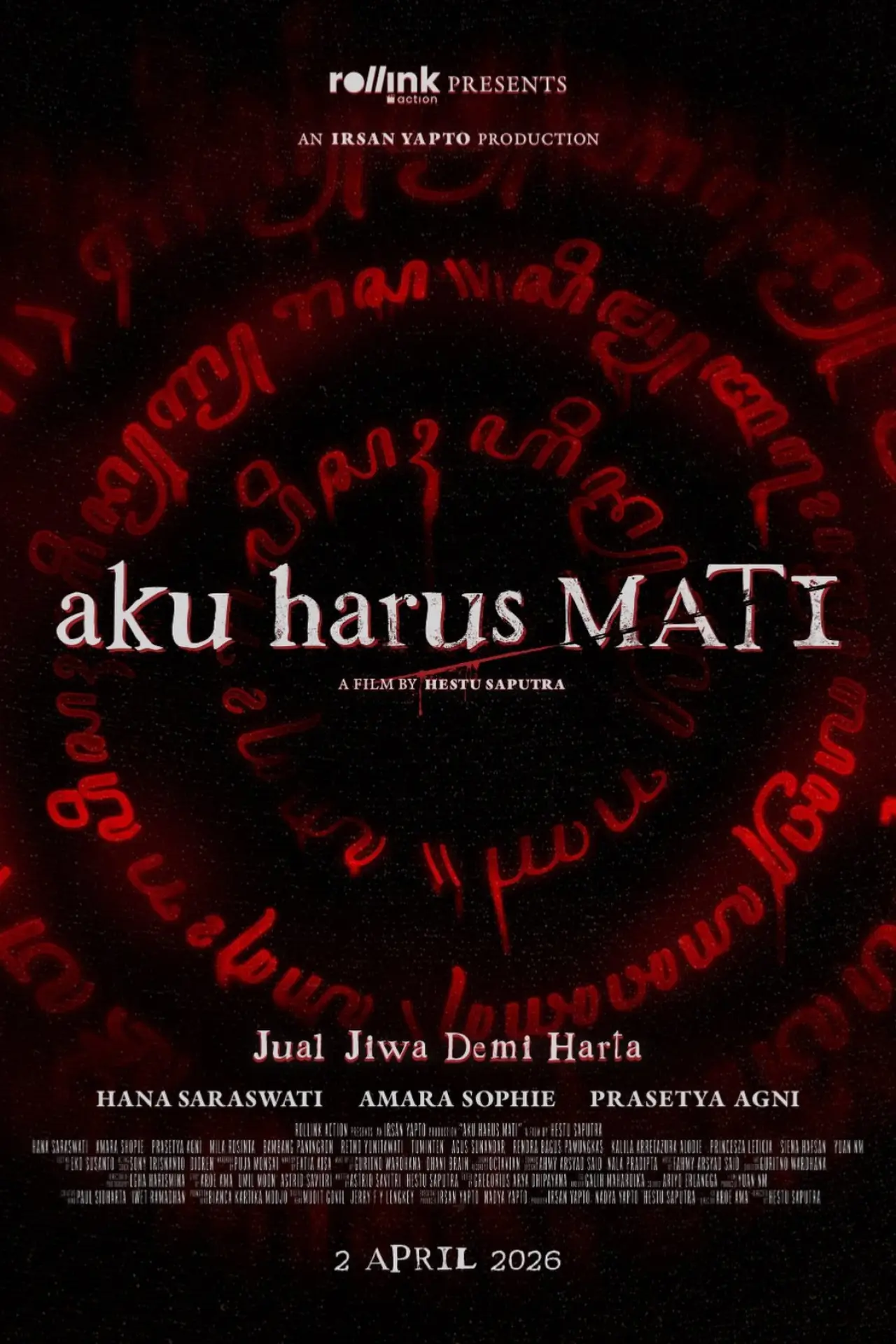 Plakat filmowy "Aku Harus Mati"