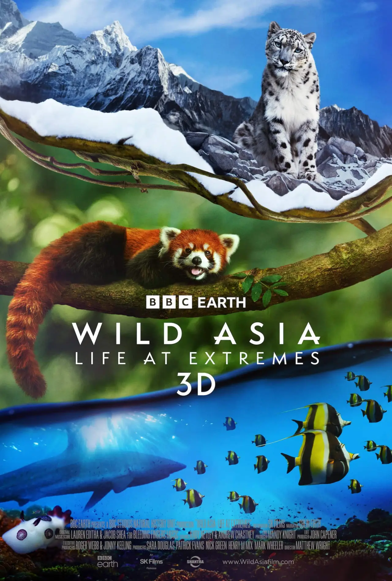 Plakat filmowy "Wild Asia: Life at Extremes"