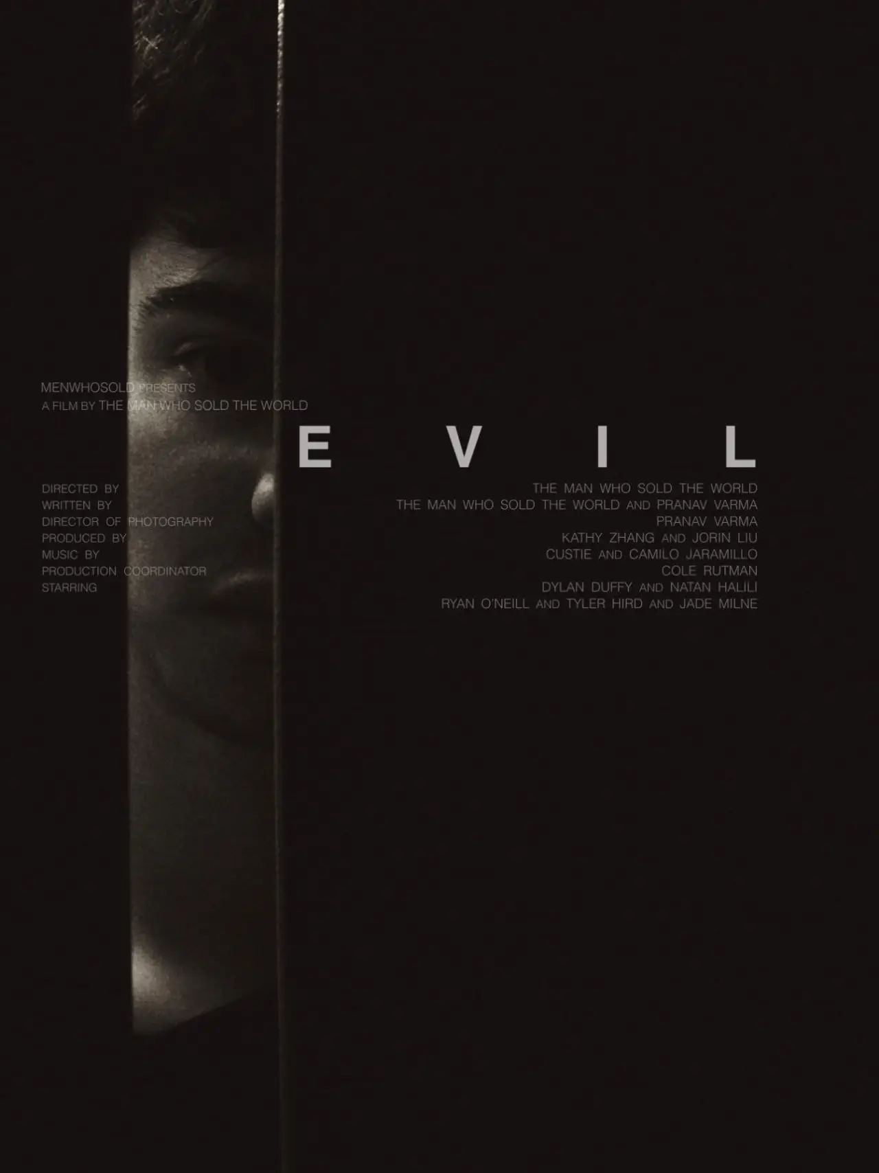 Plakat filmowy "EVIL"