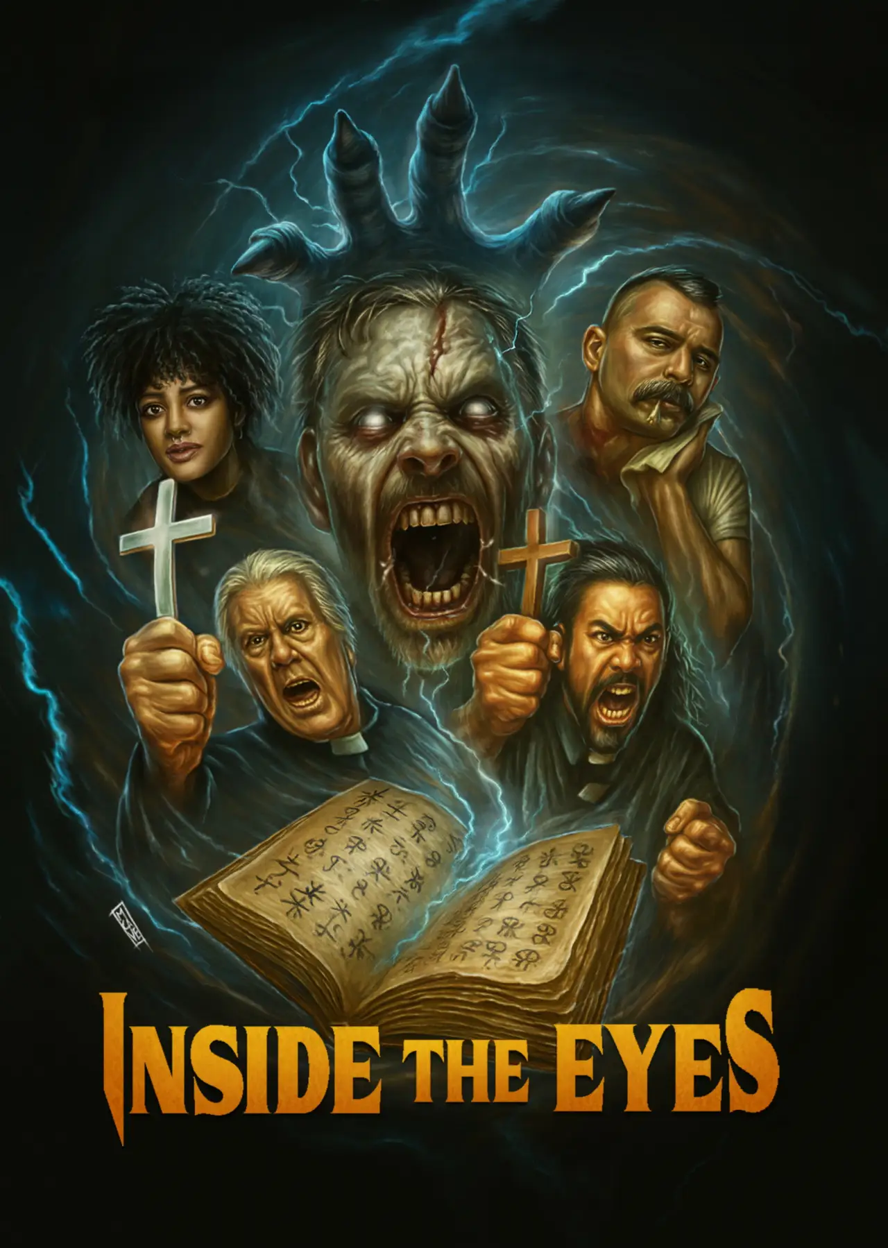 Plakat filmowy "Inside the Eyes"