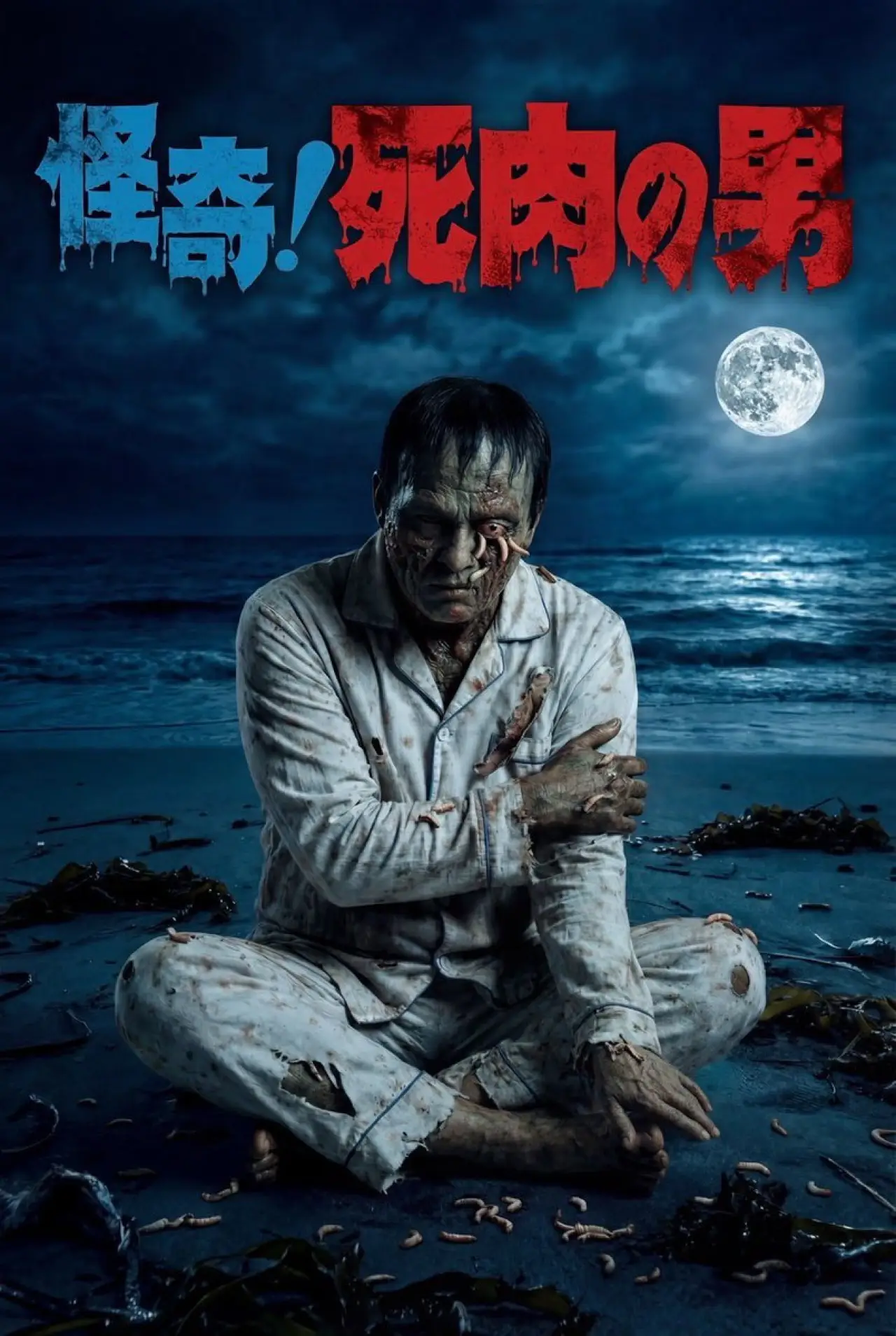 Plakat filmowy "怪奇！死肉の男"