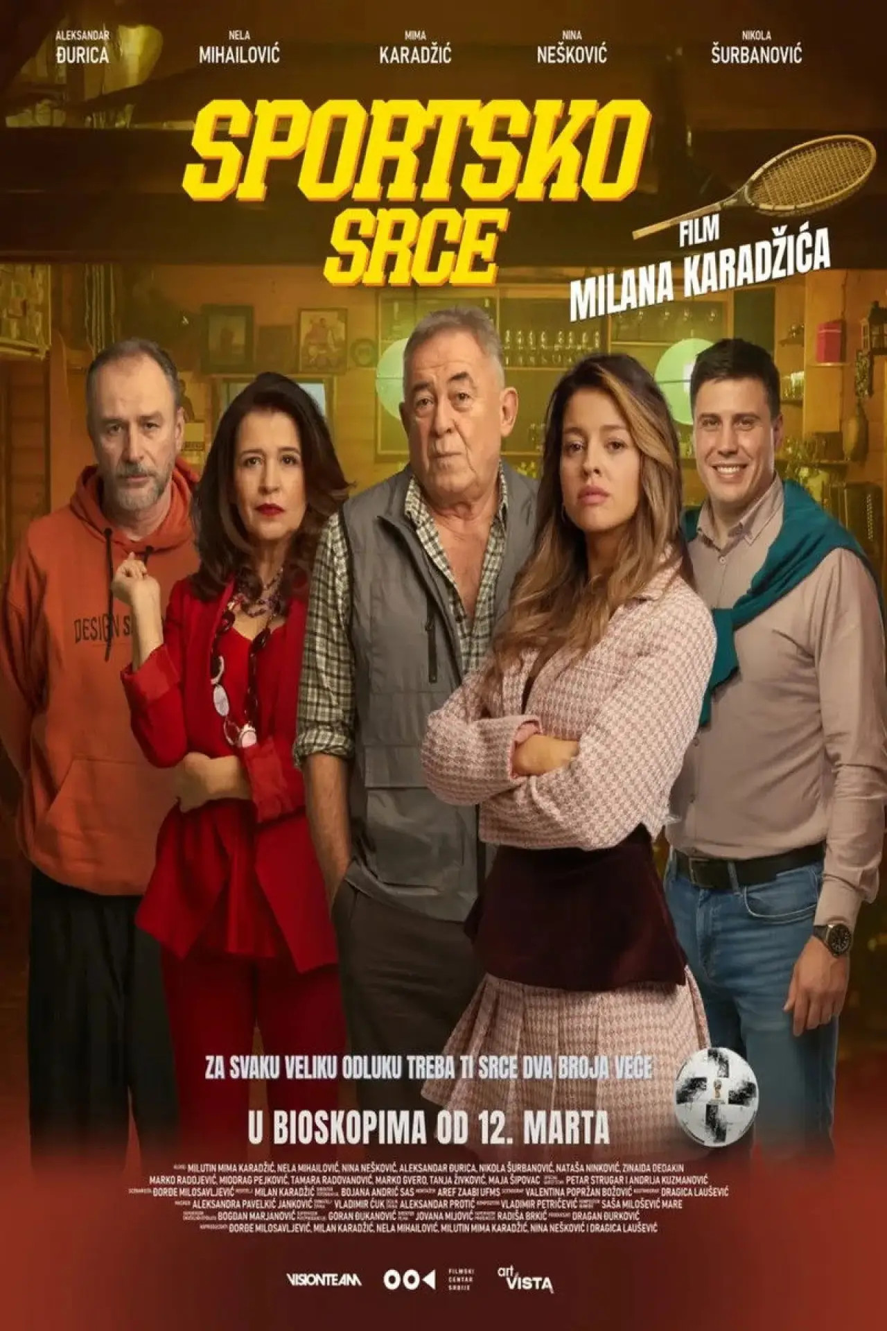 Plakat filmowy "Sportsko srce"