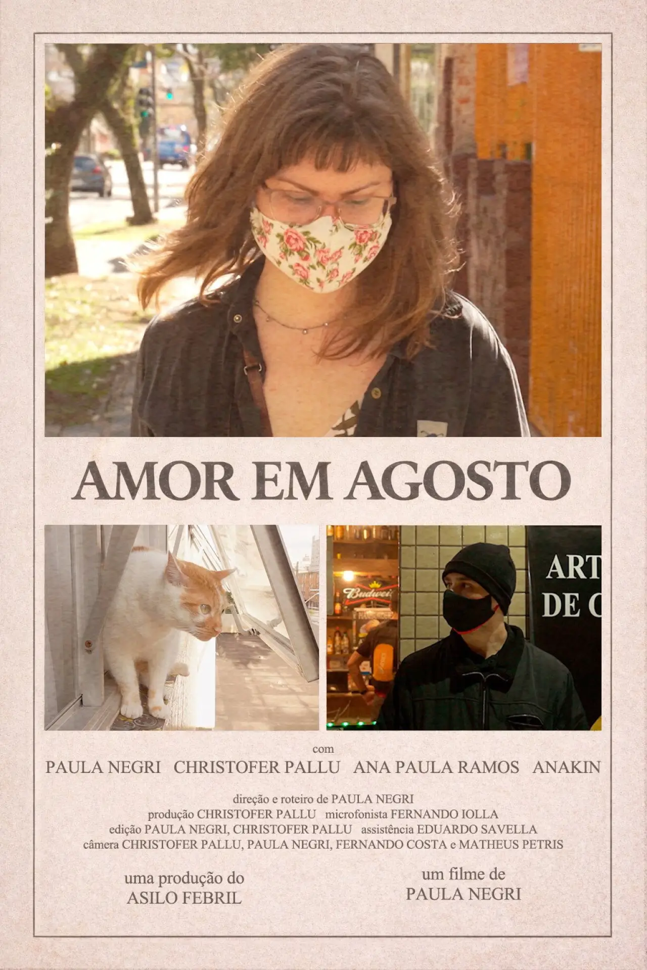 Plakat filmowy "Amor em agosto"