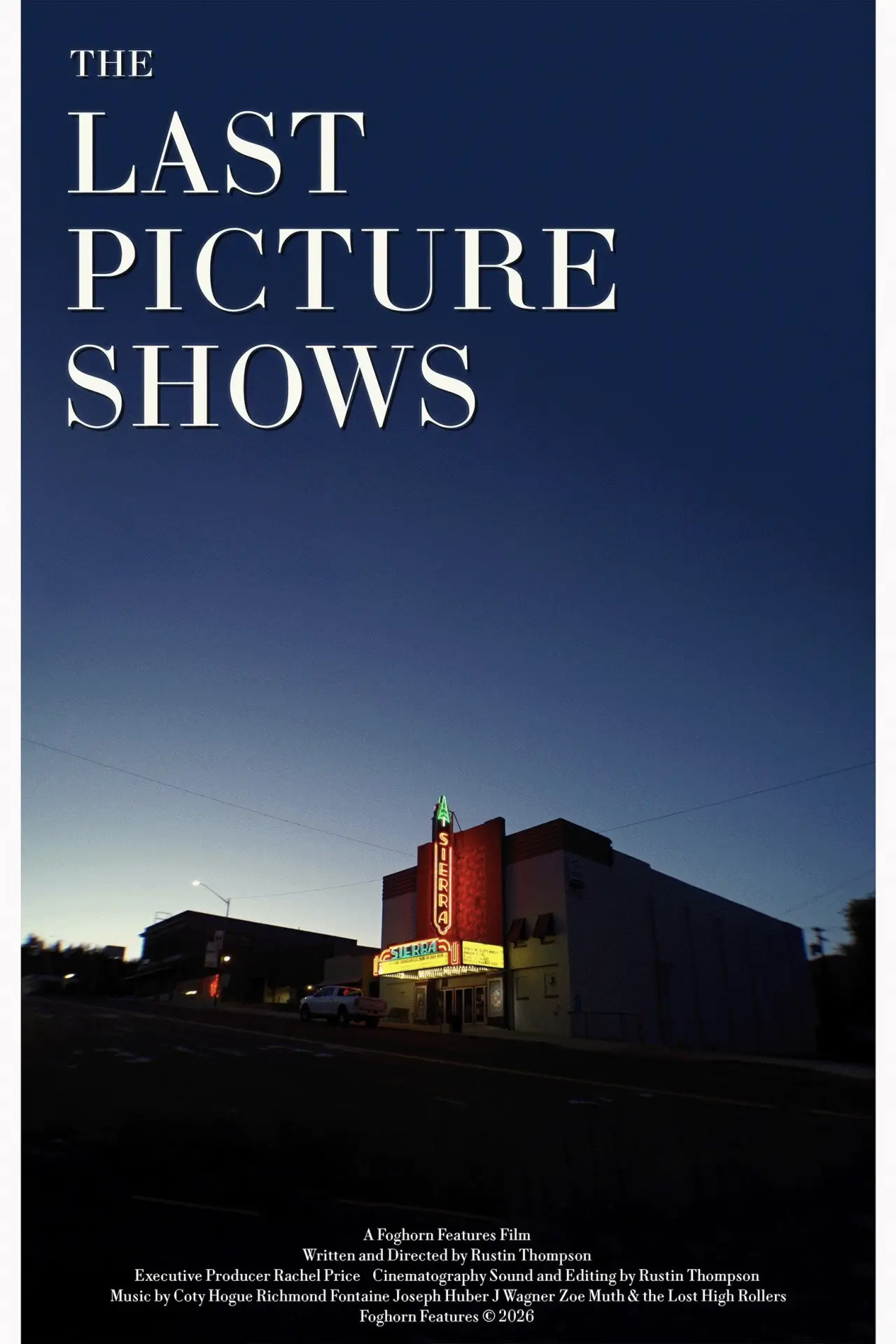 Plakat filmowy "The Last Picture Shows"