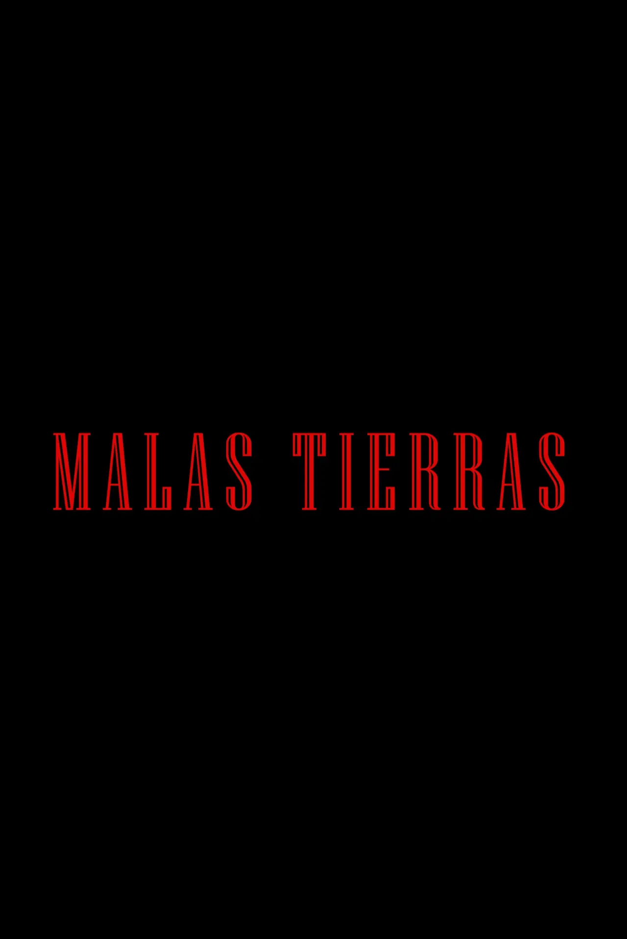 Plakat filmowy "Malas Tierras"